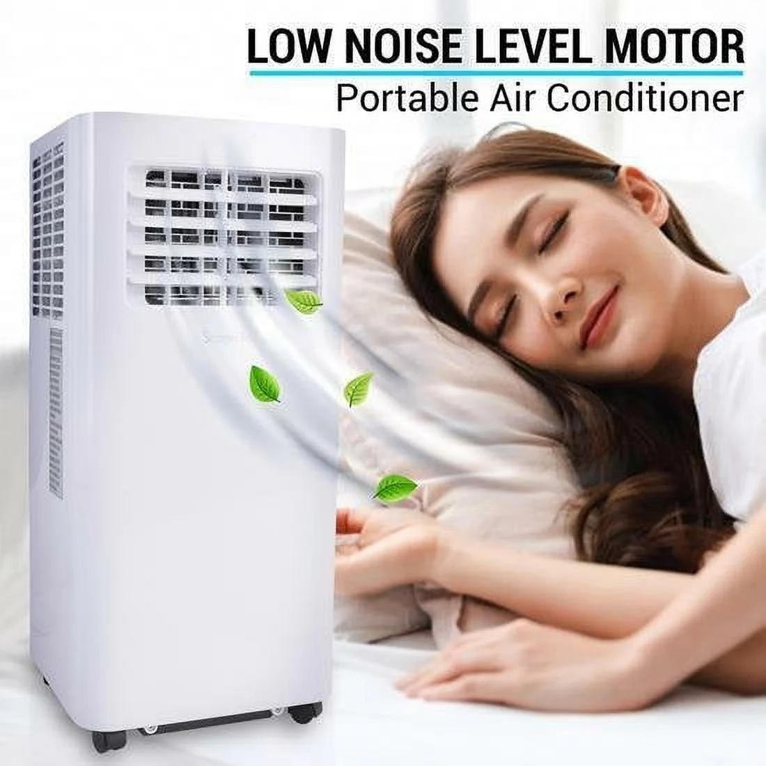 SereneLife SLPAC105W 300 Sq Ft 10000 BTU Portable Air Conditioner w/Remote - Image 8