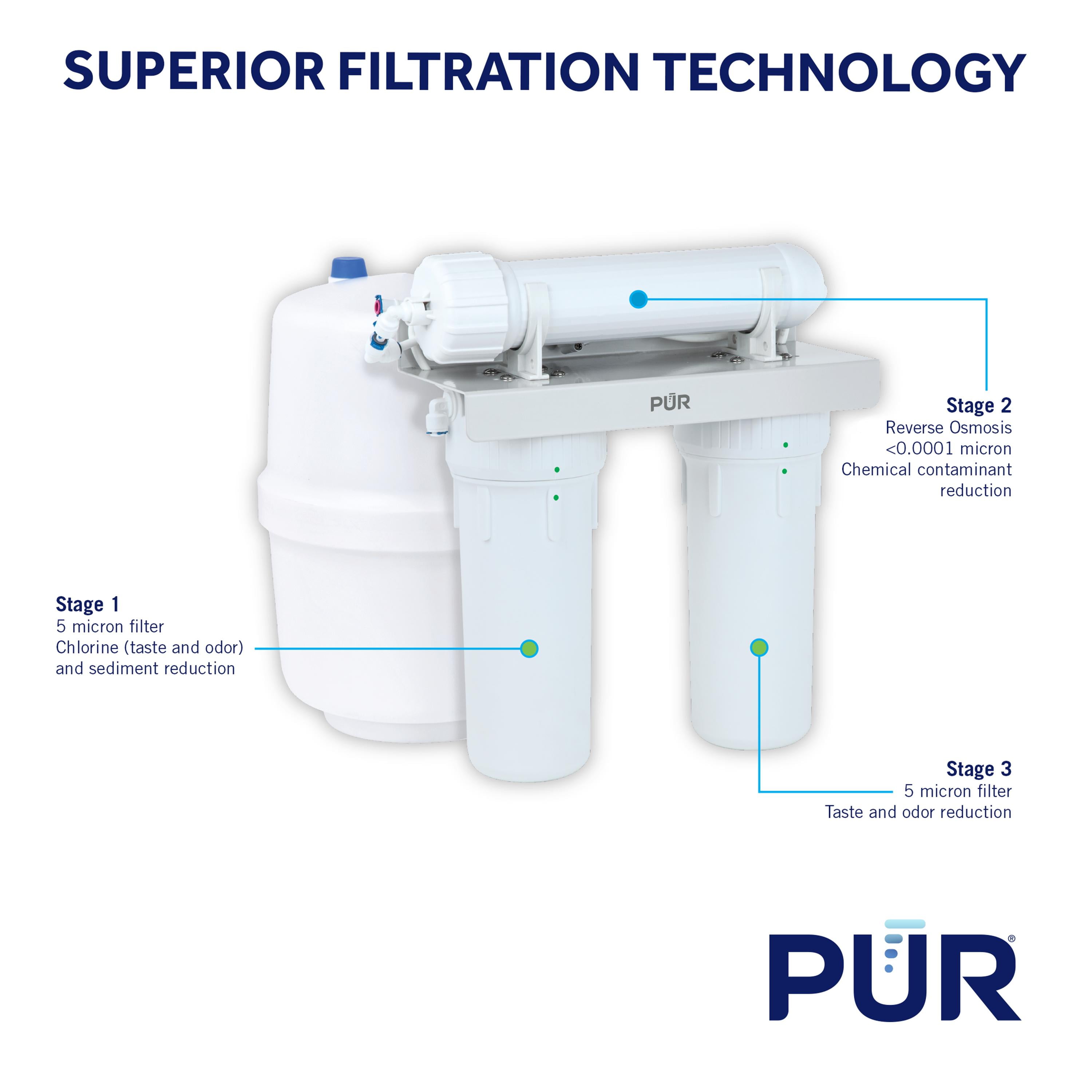 PUR 3-Stage Under Sink Universal Reverse Osmosis Water Filtration System - Image 6
