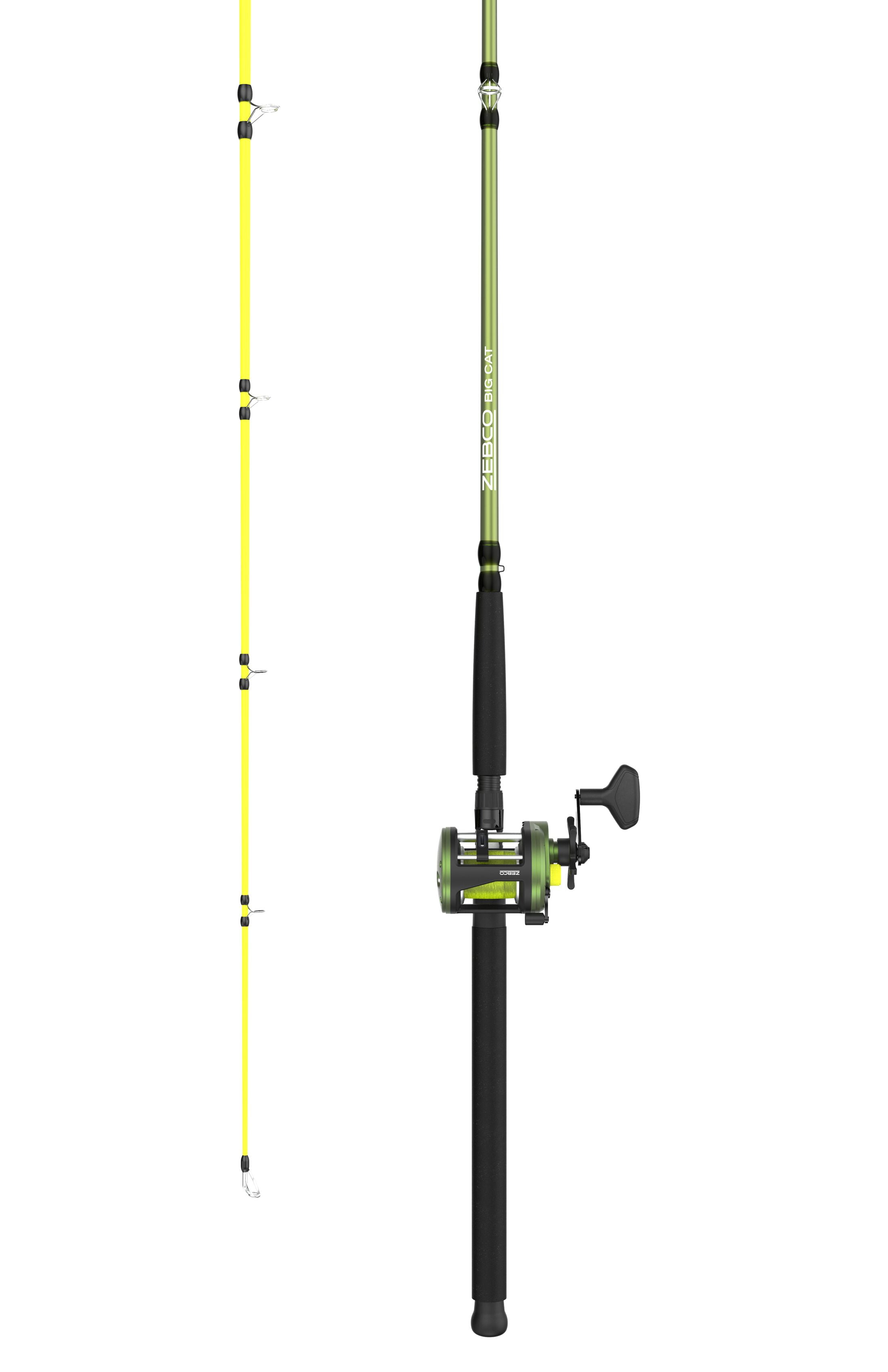 Zebco Big Cat Conventional Reel and Fishing Rod Combo, 8-Foot Rod, Size 500 Reel, Right-Hand Retrieve, Green - Image 6