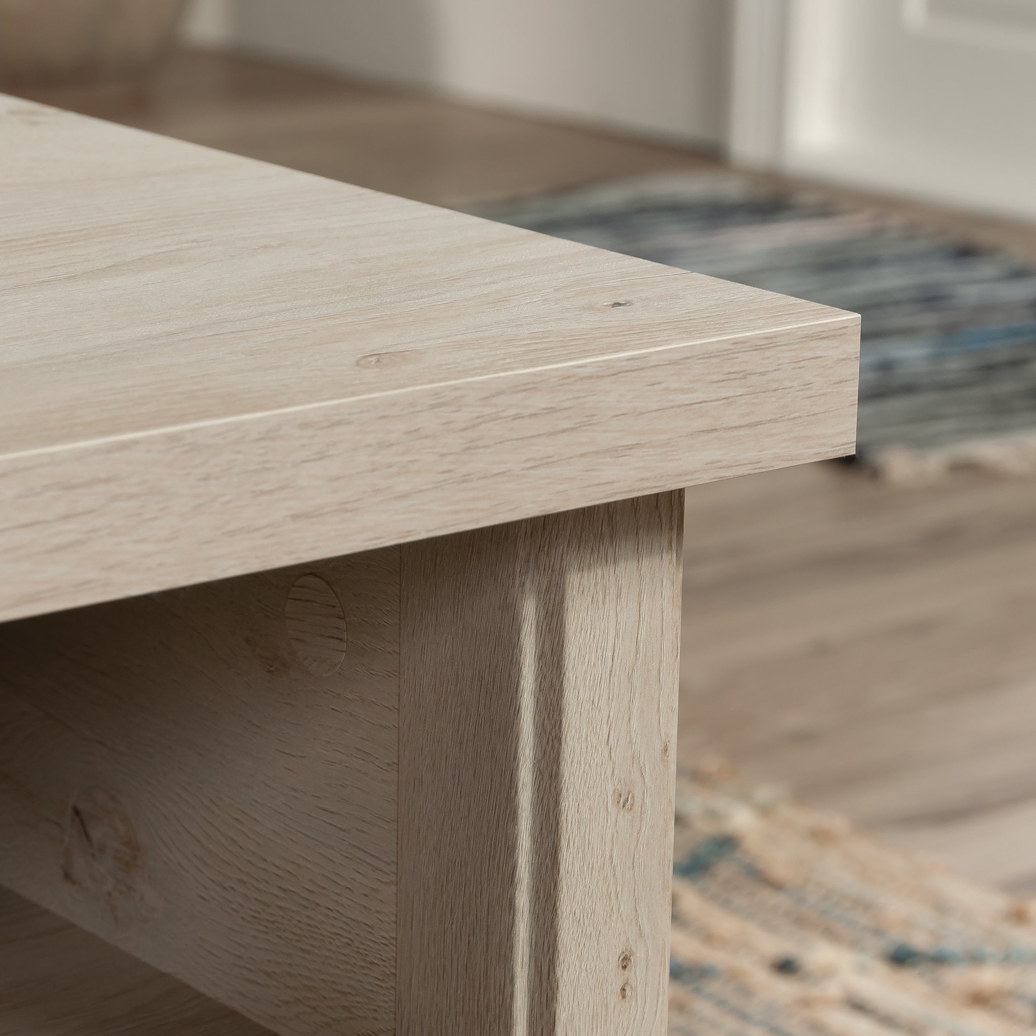 Sauder Costa Lift-Top Coffee Table, Chalked Chestnut Finish - Image 11