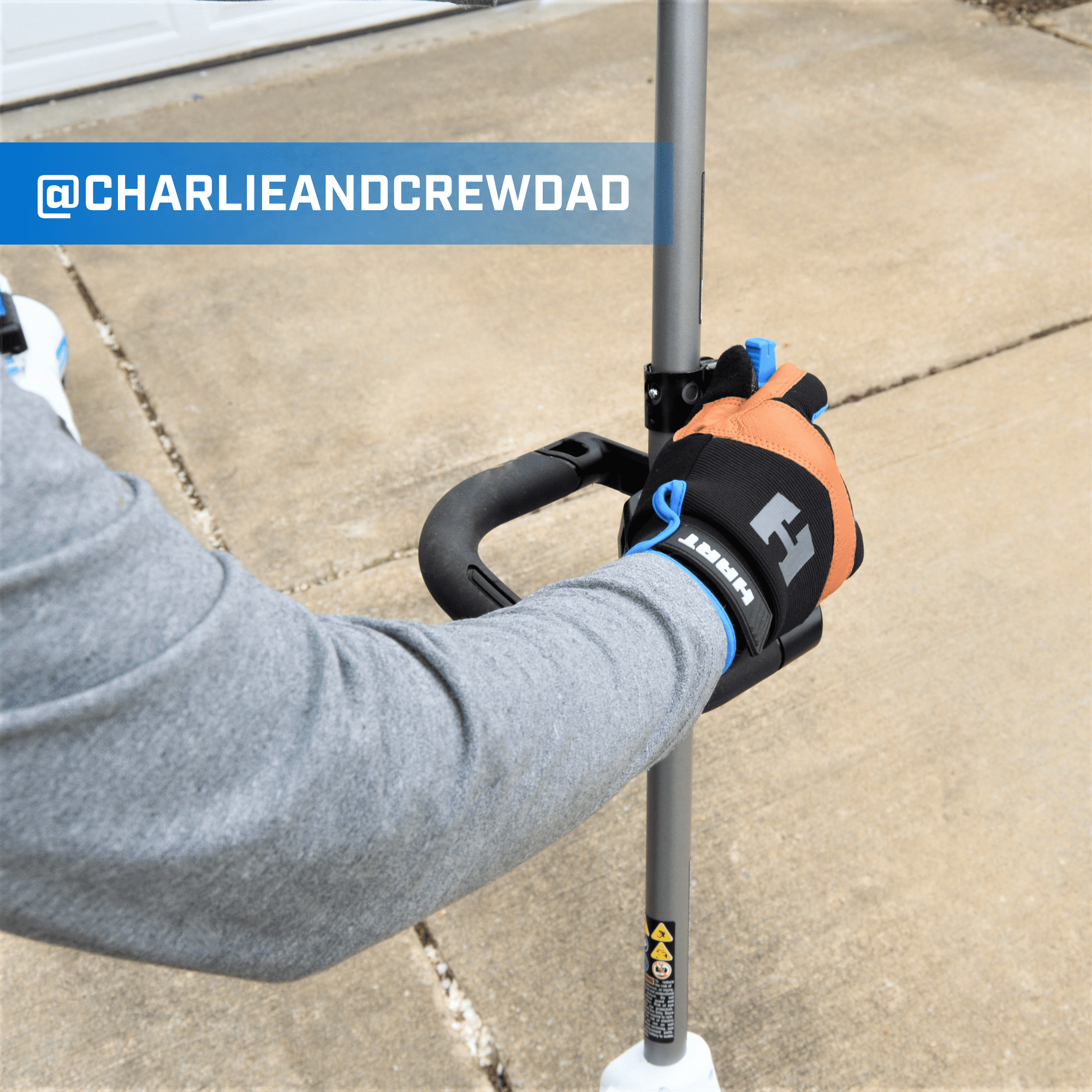 HART 40V Brushless 15-inch String Trimmer & 600 CFM Blower Kit - Image 9