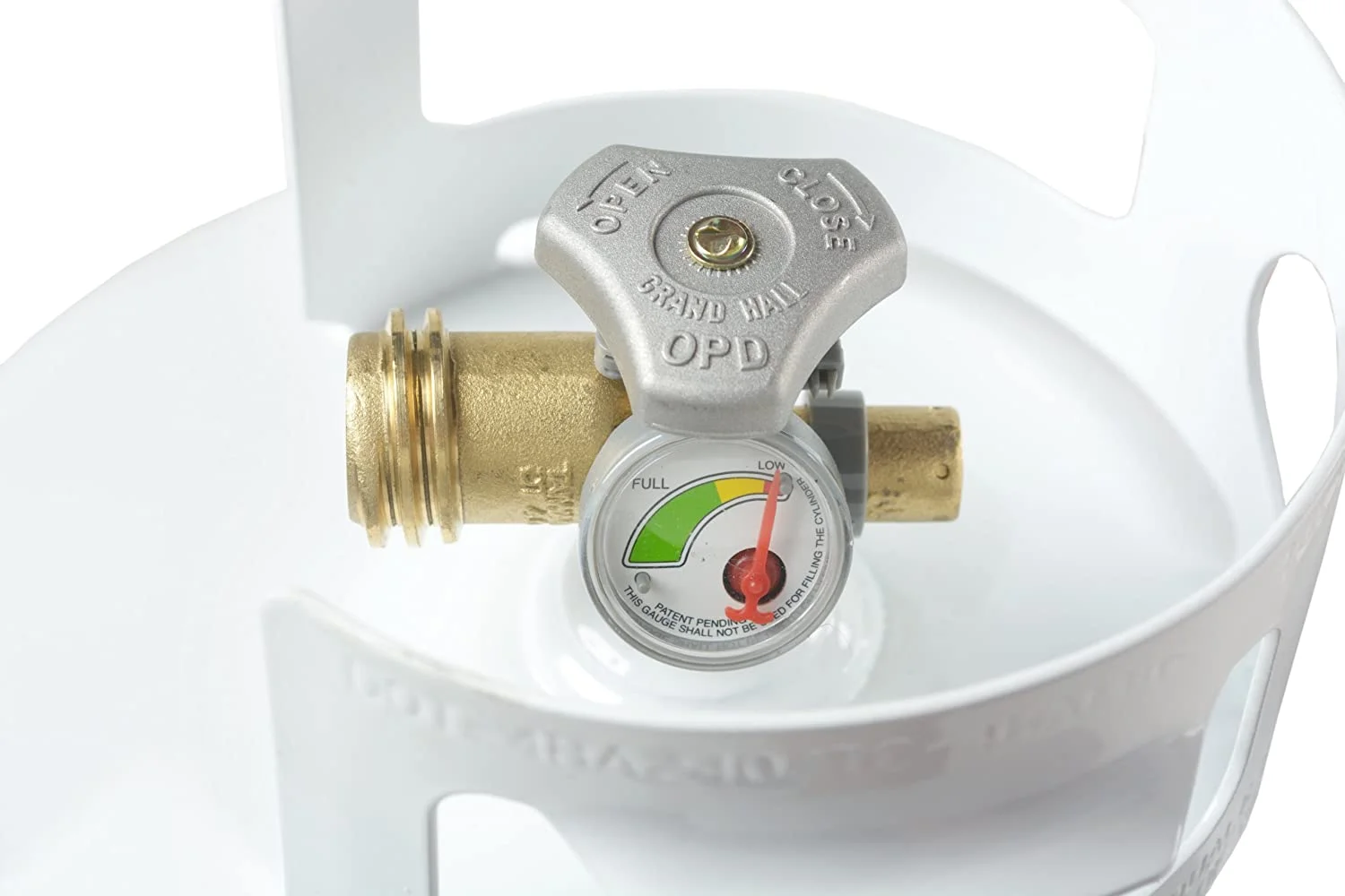 Flame King 20 lb Steel Empty LP Tank with Gauge - Image 6