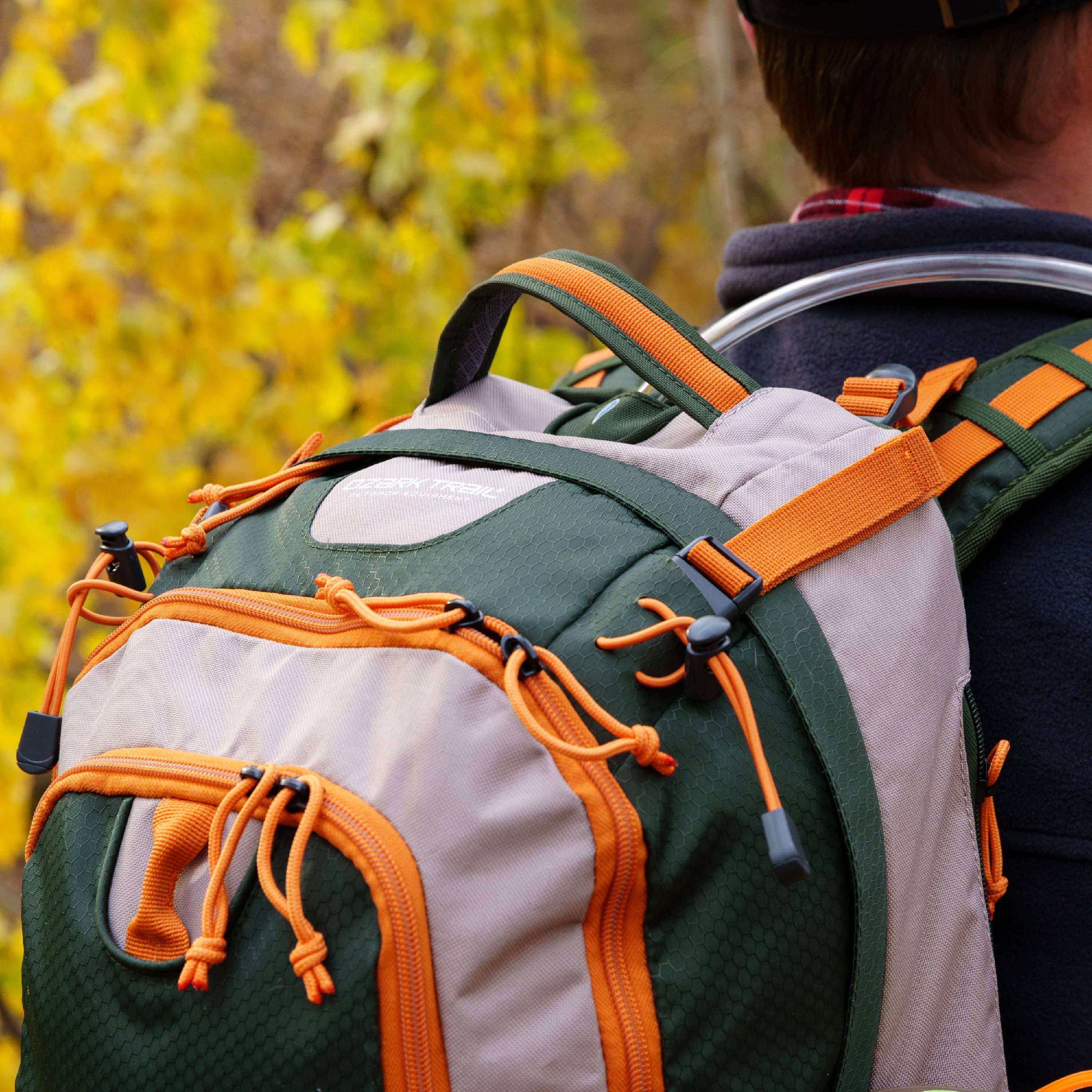 Ozark Trail 36 Liter Backpacking and Hiking Backpack, Adult, Unisex, Green Ripstop - Image 8