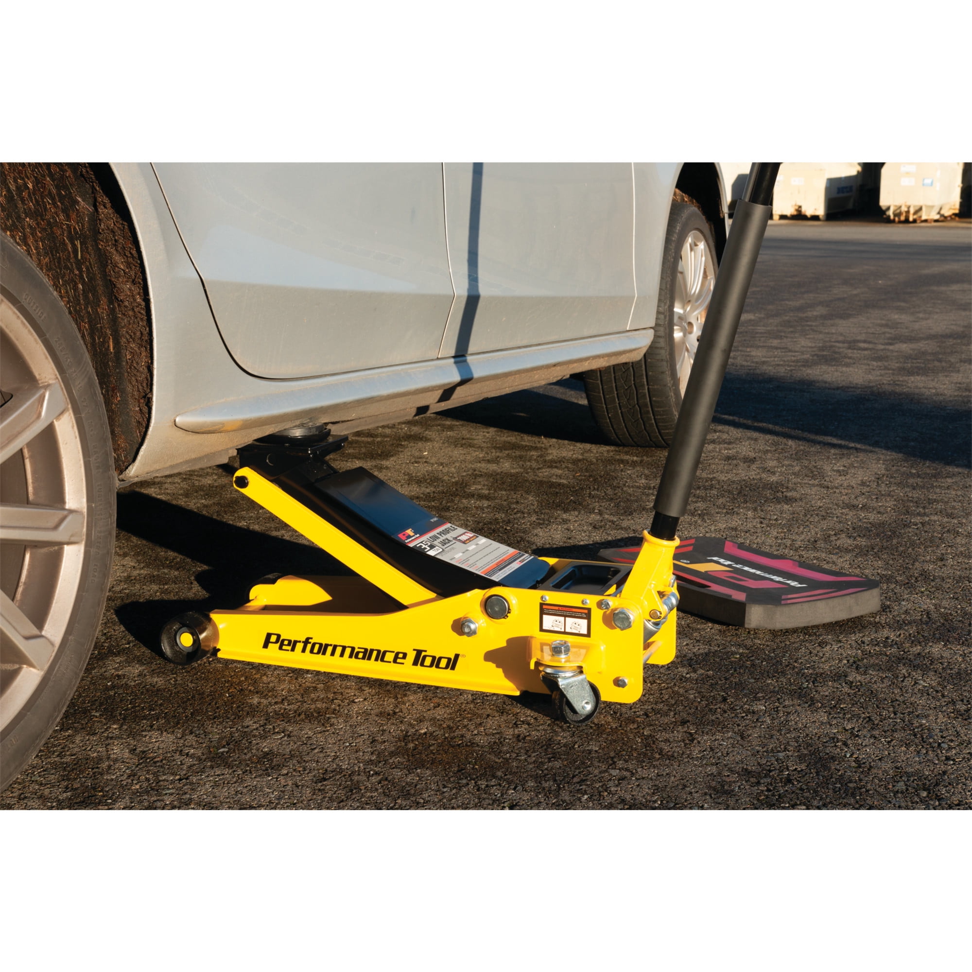 Performance Tool W1645 Professional Low-Profile Swiveling Floor Jack, 3.5-Ton Capacity, Lift Range 3-1/2-Inch to 20-1/2-Inch - Image 3