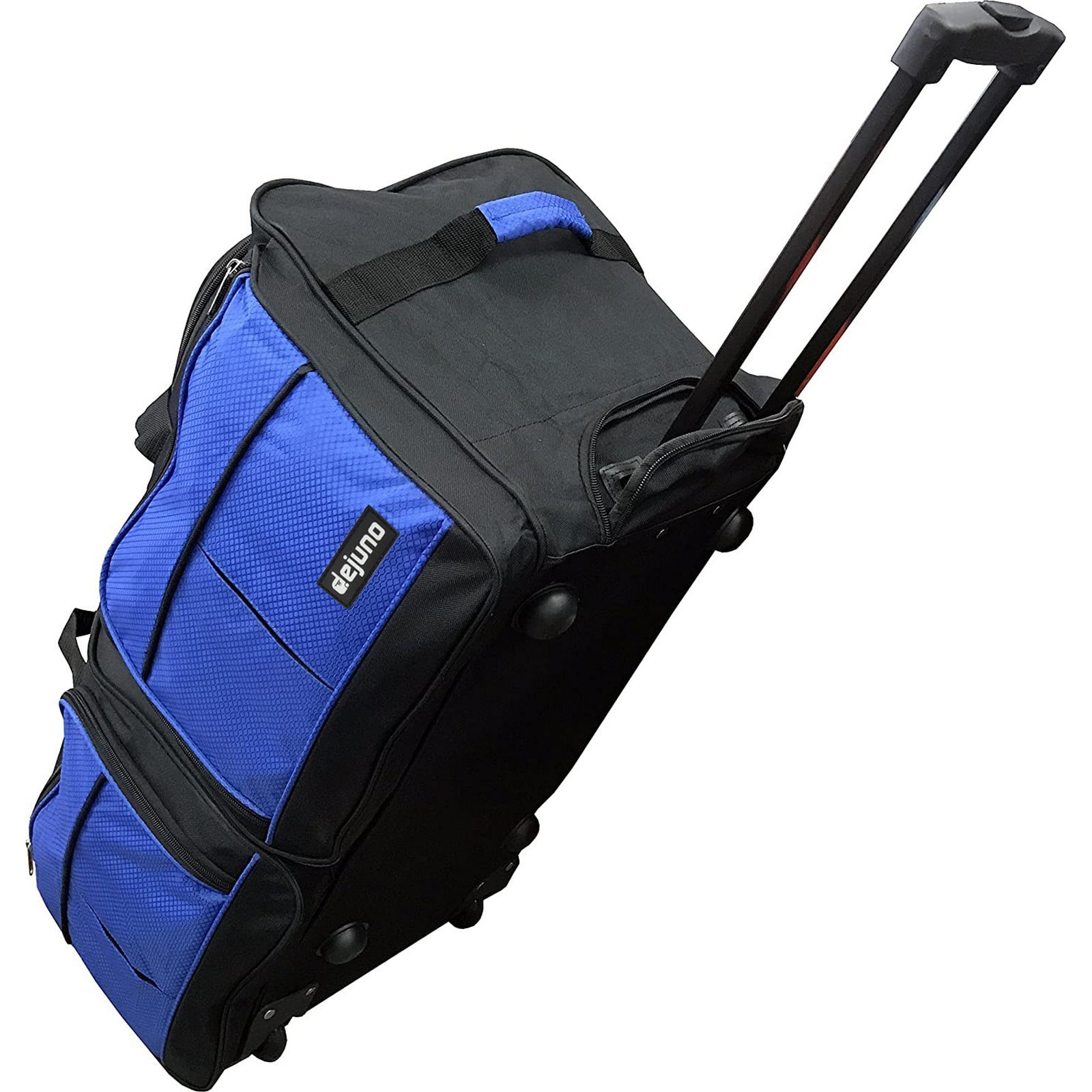 Dejuno 20-inch Carry-On Rolling Duffle Bag - Blue - Image 6