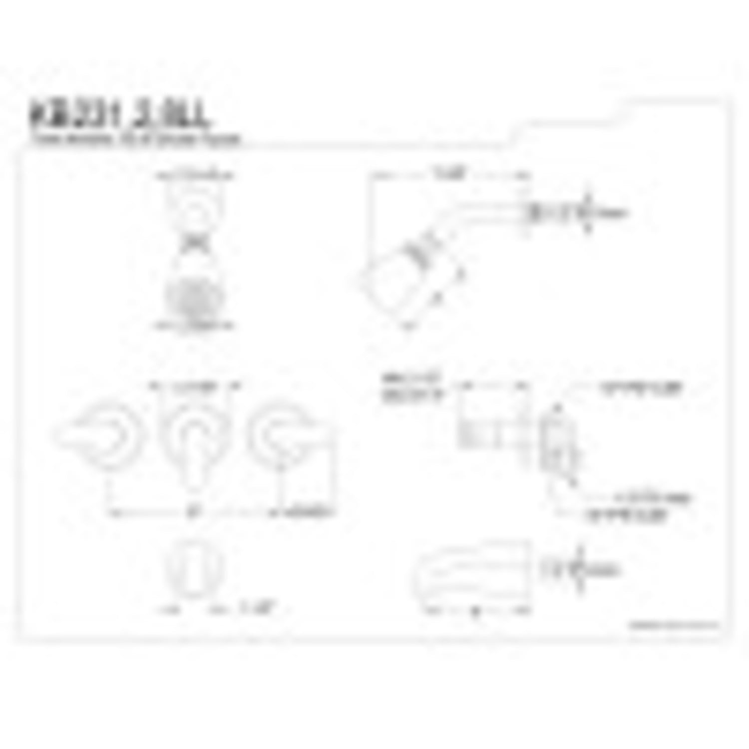 Kingston Brass KB232LL Tub and Shower Faucet, Polished Brass - Image 2