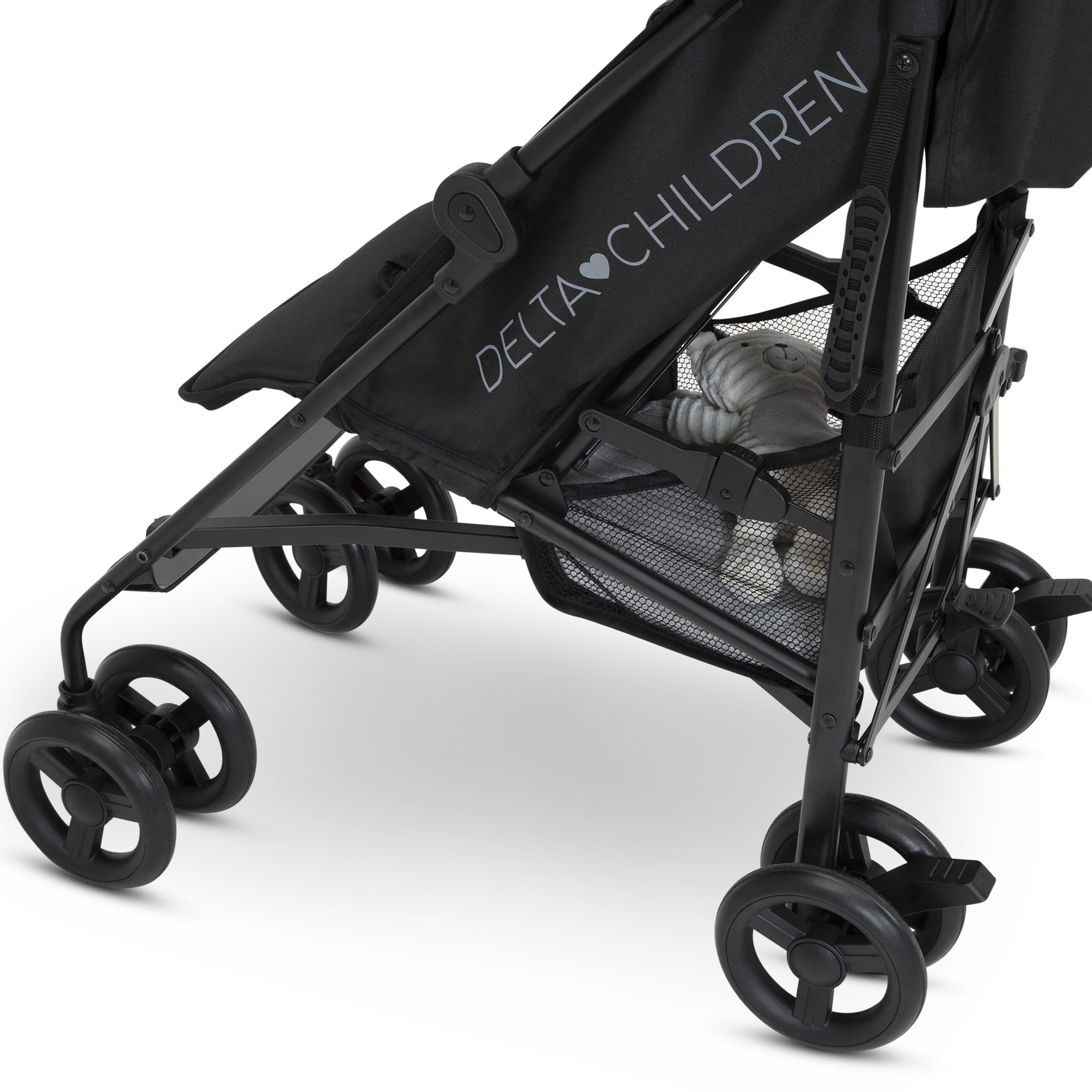 Delta Children 365 Plus Lightweight Travel Stroller, Iron - Image 6
