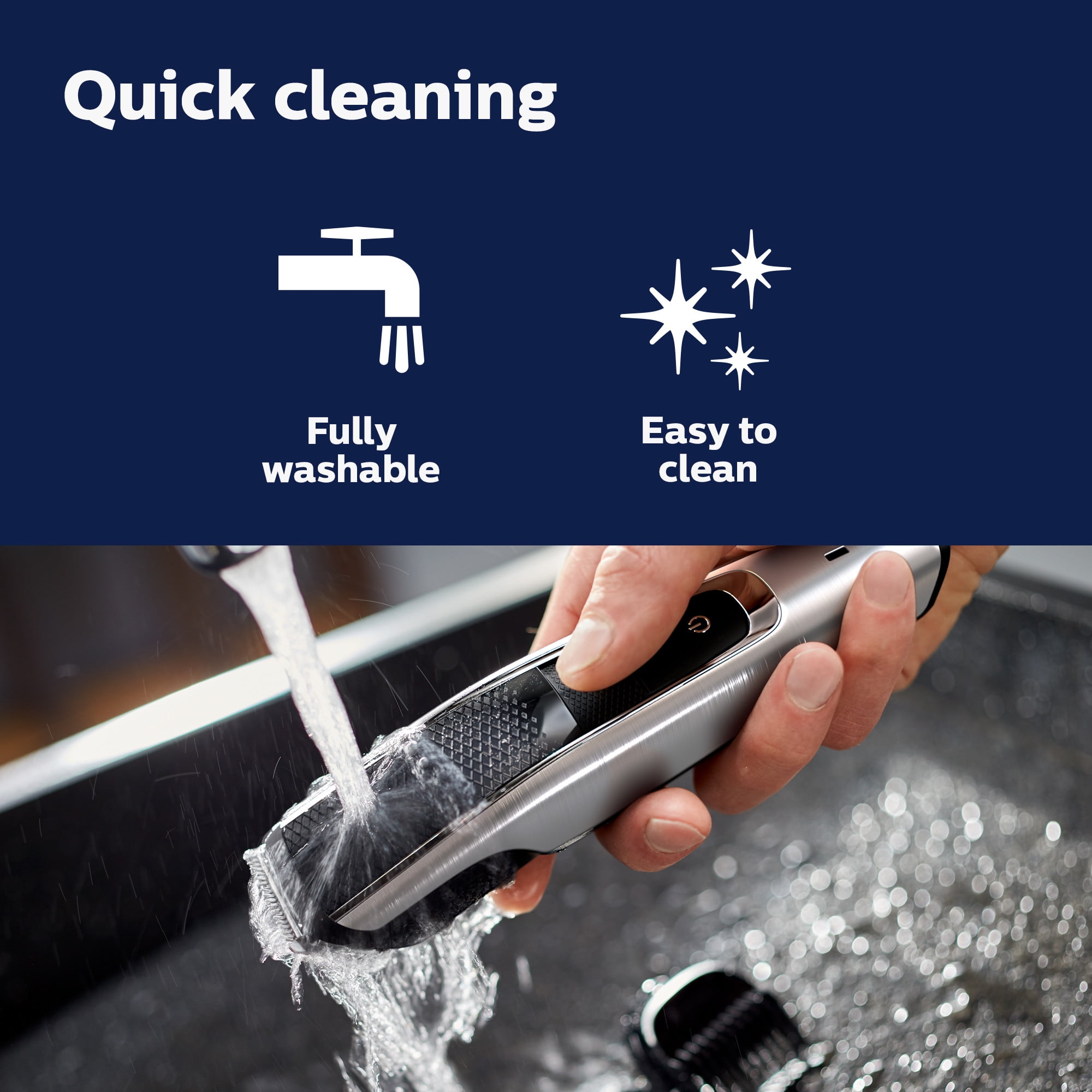 Philips Norelco Beard Trimmer and Hair Clipper Series 5000, Electric, Cordless Trimmer, BT5502/40 - Image 7