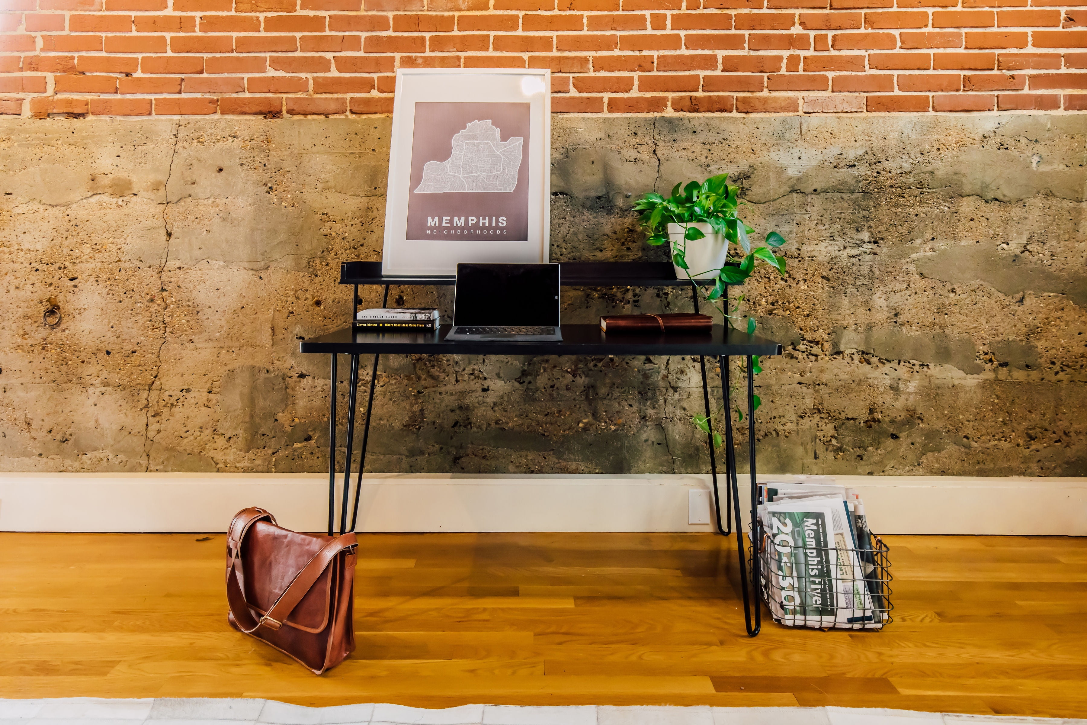 Avalon Simple Computer Desk, Espresso - Image 12