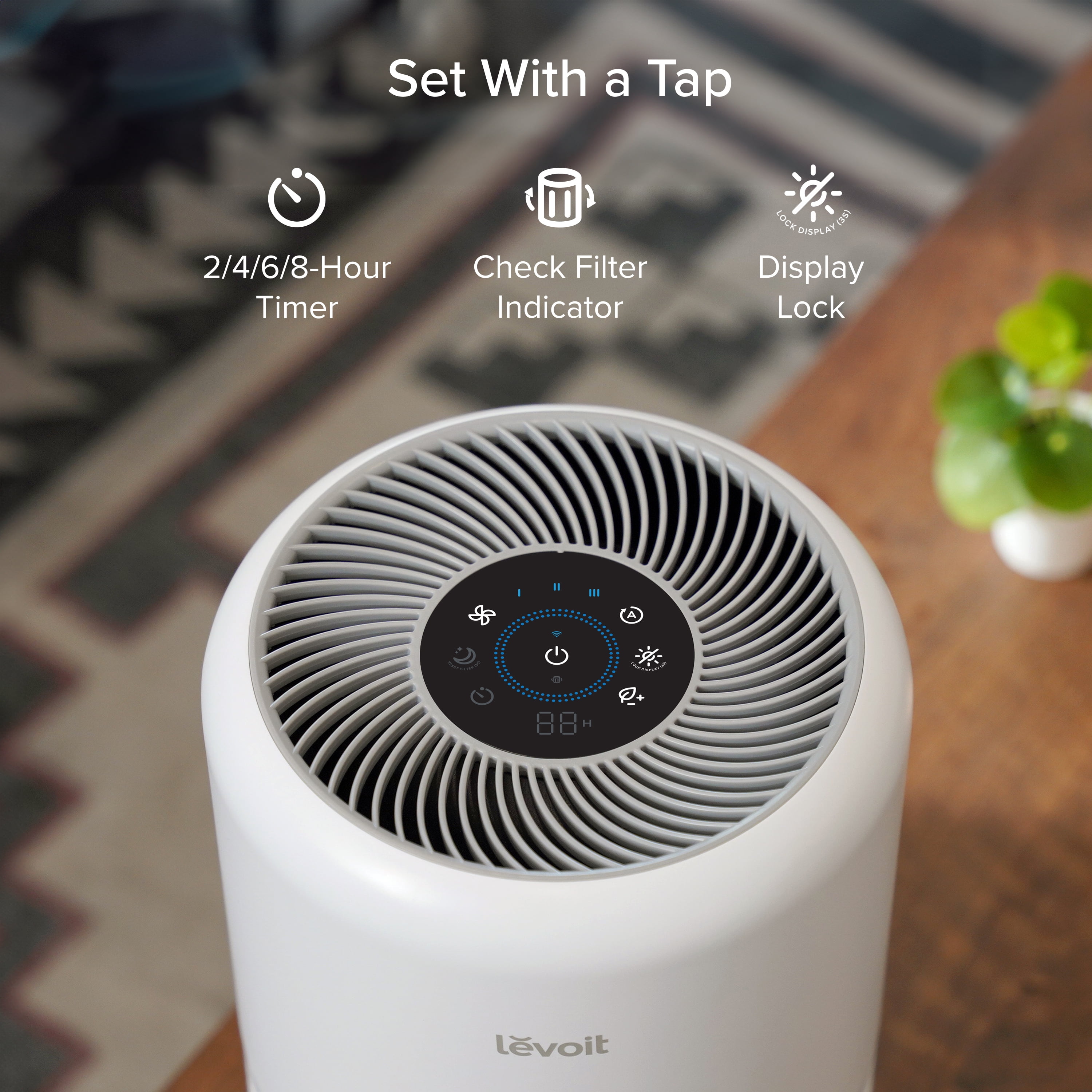 Levoit PlasmaPro® 300S-P Smart Air Purifier LAP-C302S-WUSB White - Image 8