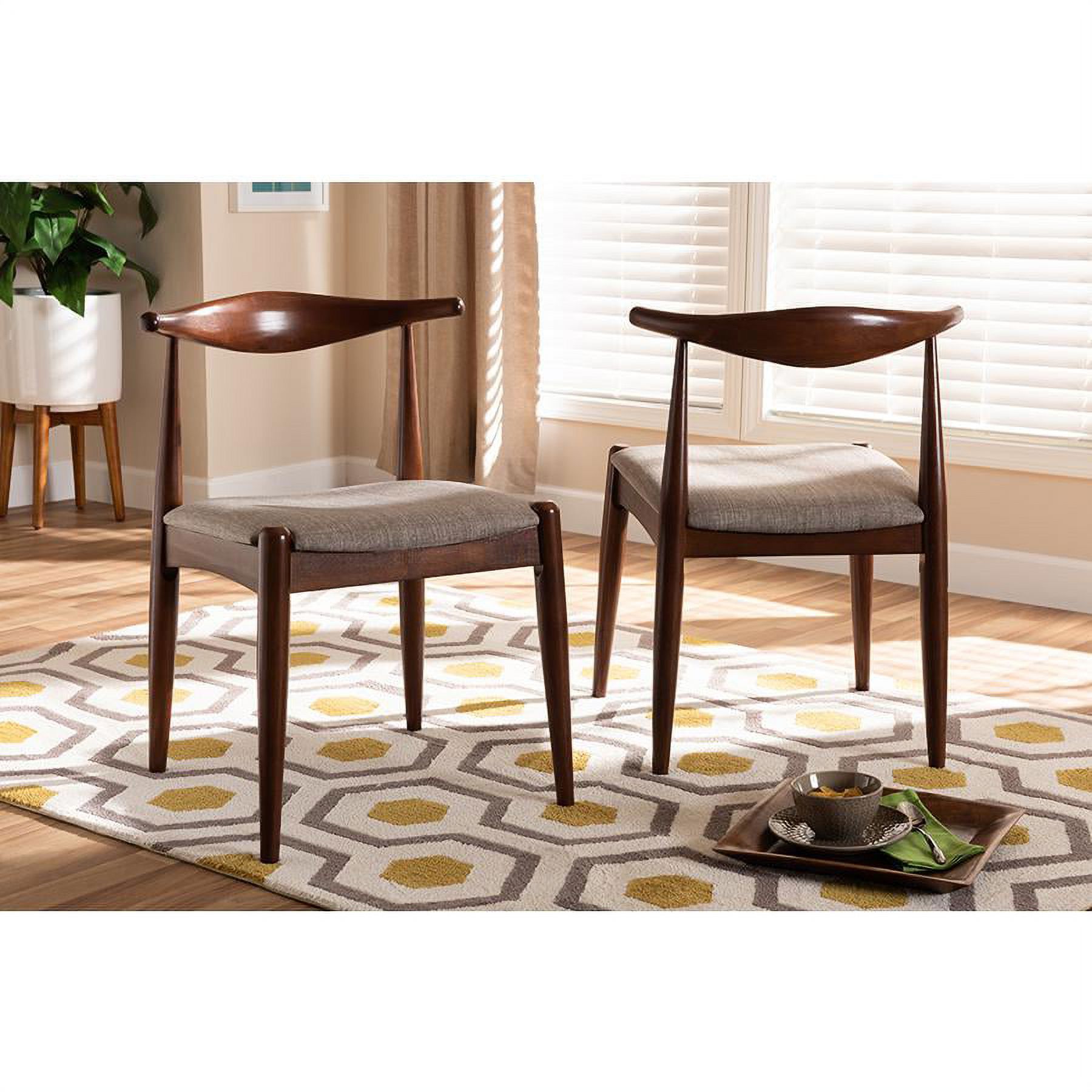 Baxton Studio Amato Dining Chair - Set of 2 - Image 9