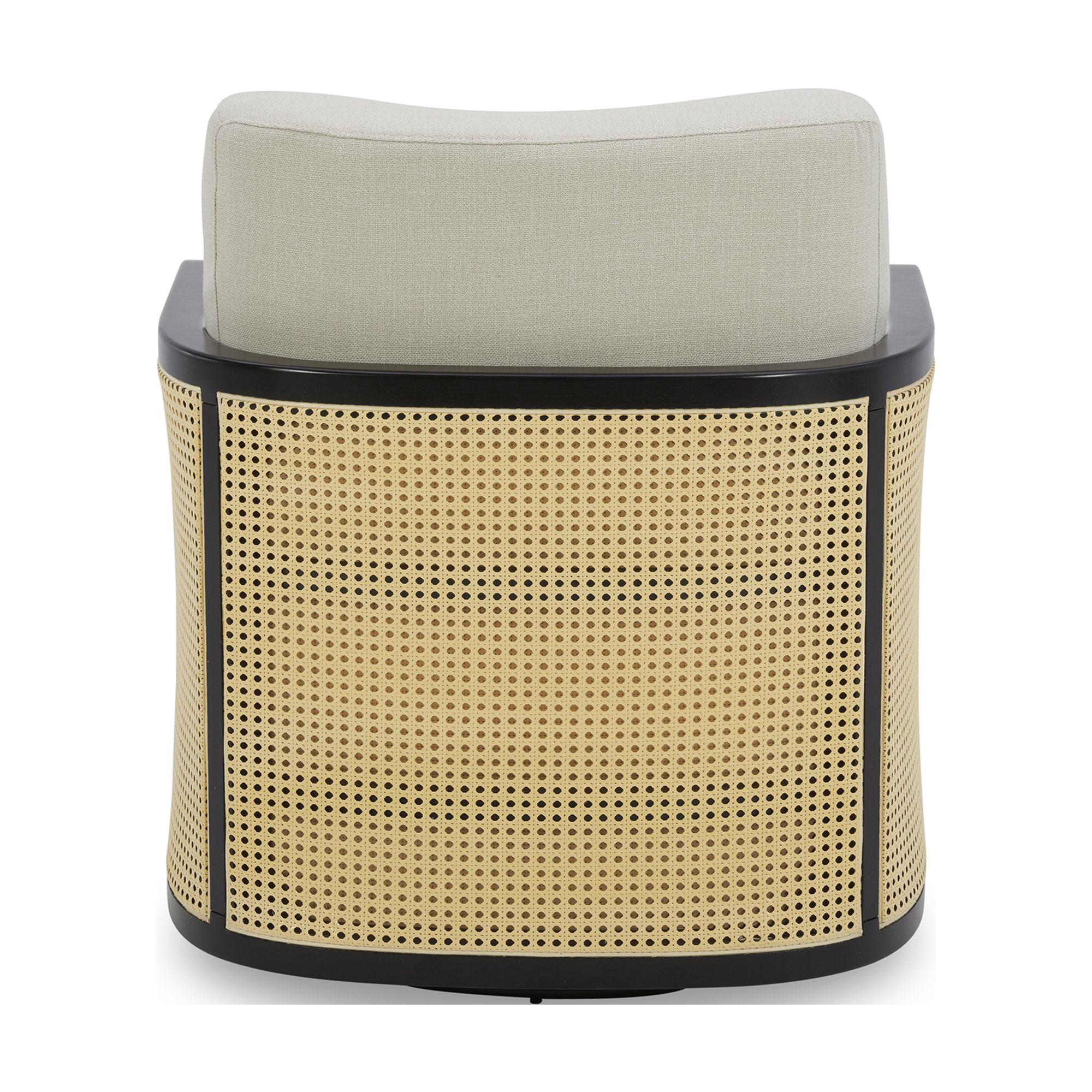 Better Homes & Gardens Springwood Cane Swivel Accent Chair, Charcoal - Image 13