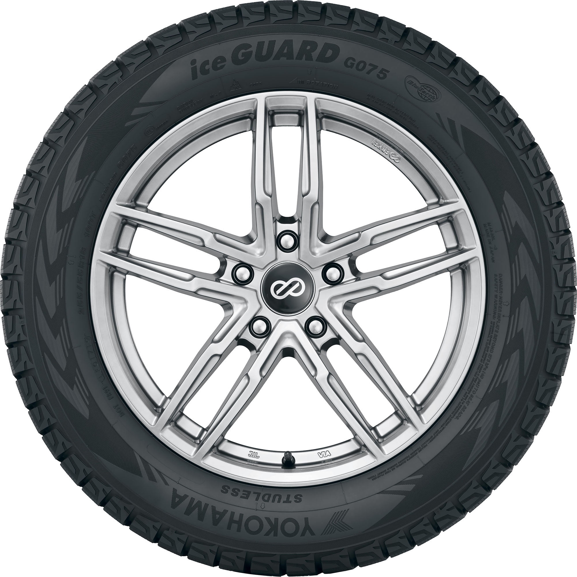 Yokohama iceGUARD G075 Winter 225/70R16 103T Passenger Tire - Image 3