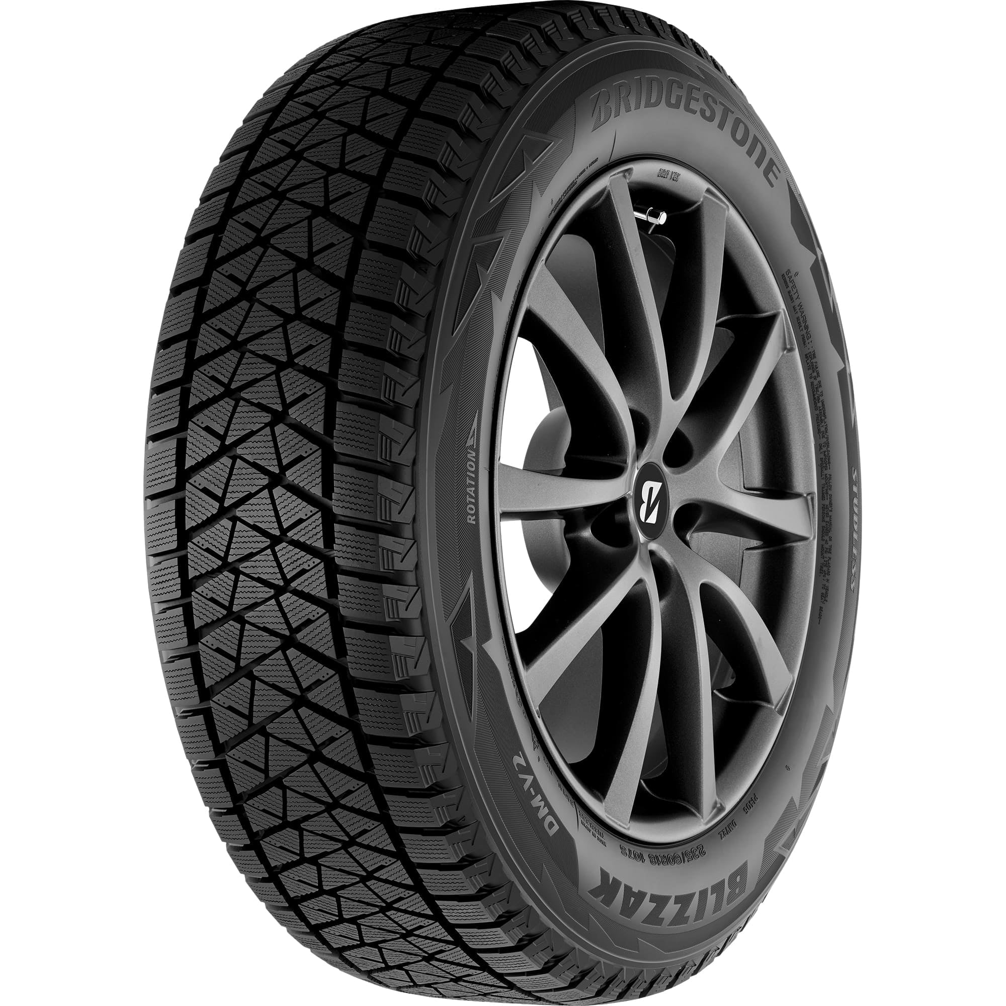 Bridgestone Blizzak DM-V2 Winter 225/70R16 103S Light Truck Tire Fits: 2012-13 Dodge Journey AVP, 2006-10 Suzuki Grand Vitara XSport - Image 3