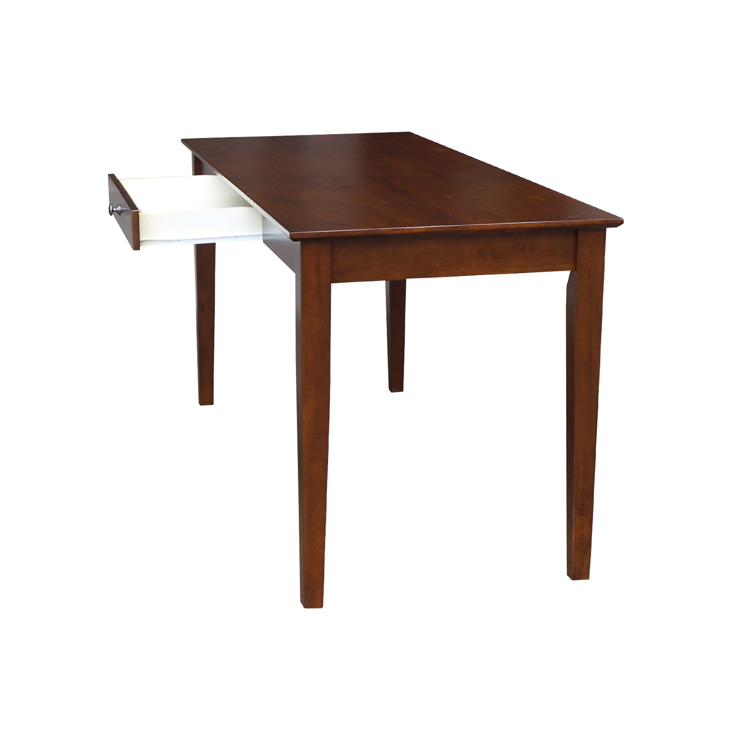 International Concepts San Remo Counter Height Stool and Large 3-Drawer Desk, Espresso - Image 6