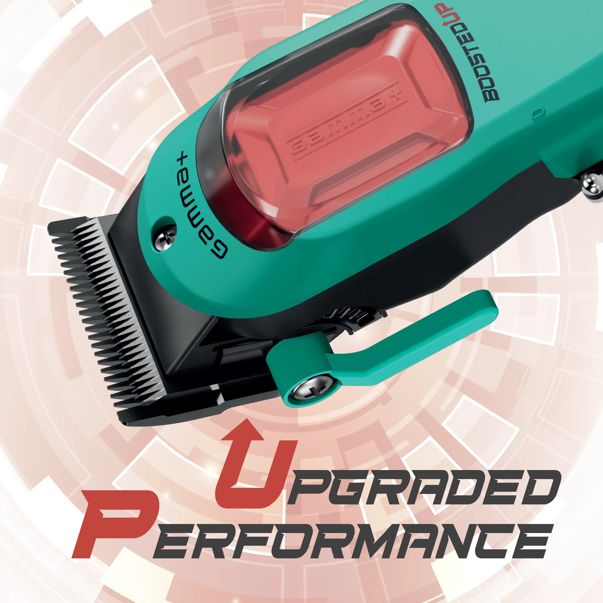 GAMMA+ Boosted Up Professional Cordless Hair Clipper, Super Torque Motor, Modular, Multi Colored - Image 6