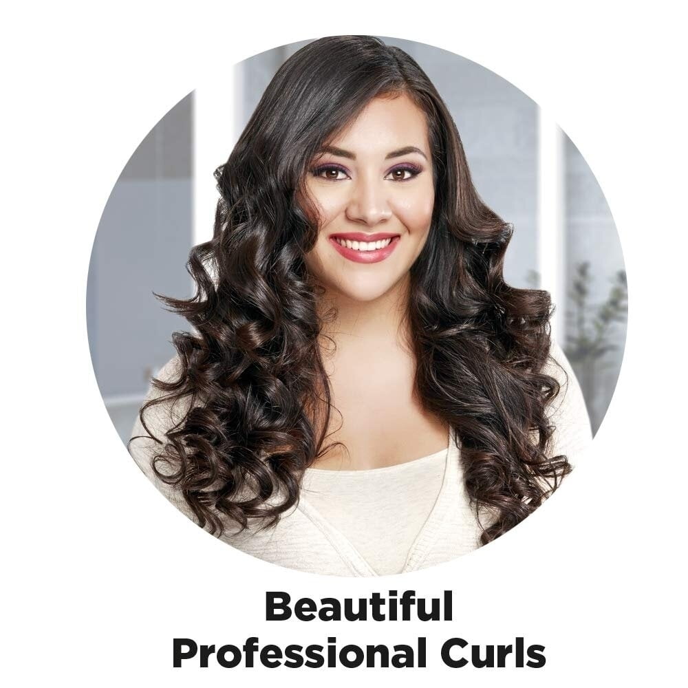 Professional Curl Bar Ergonomic Curling Wand 1.25 Inch HTCURL1110 - Image 5