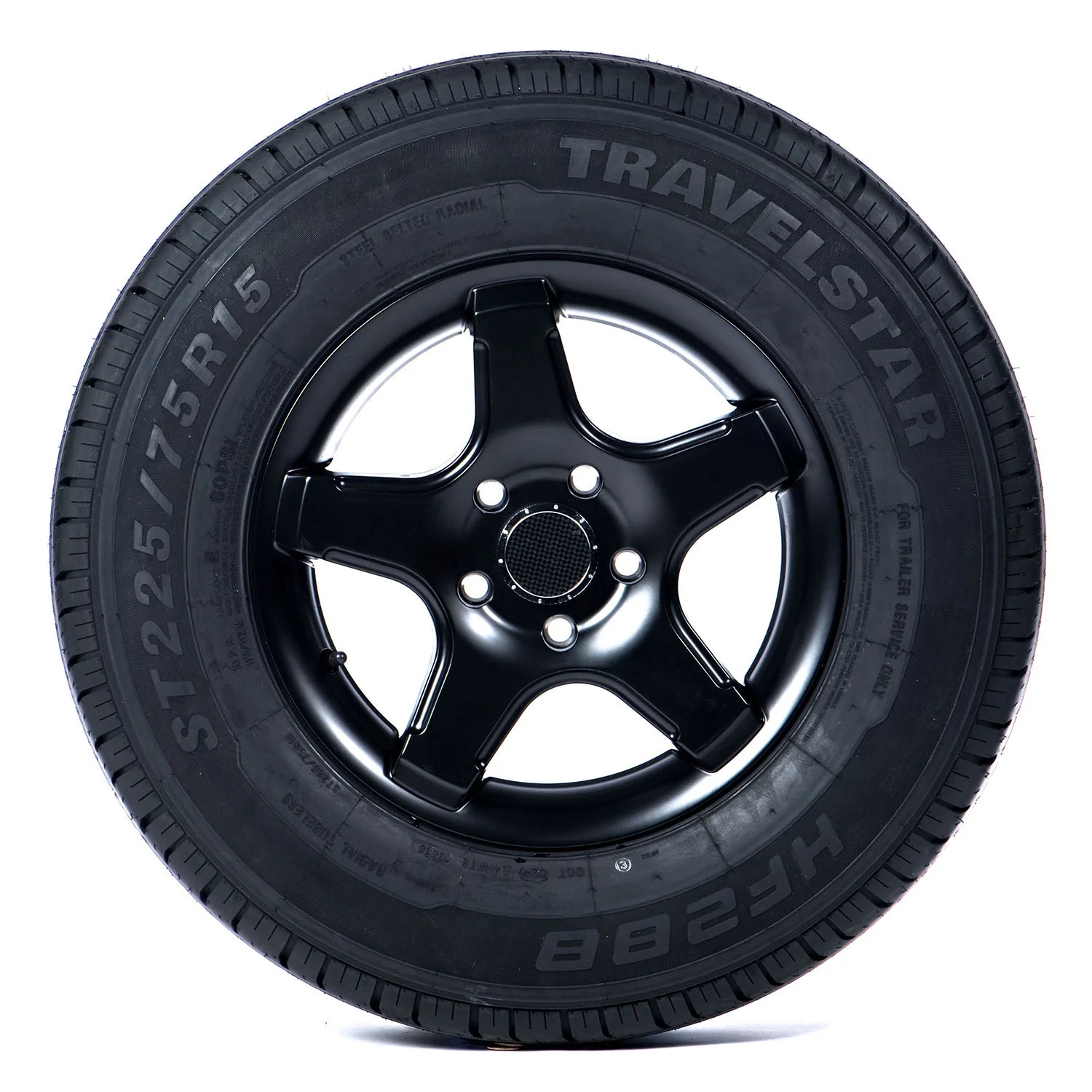 Travelstar HF288 ST205/75R15 6 Ply 101N Load Range C Radial Trailer Tire - ST 205/75/15 205/75R15 (Tire Only) - Image 3