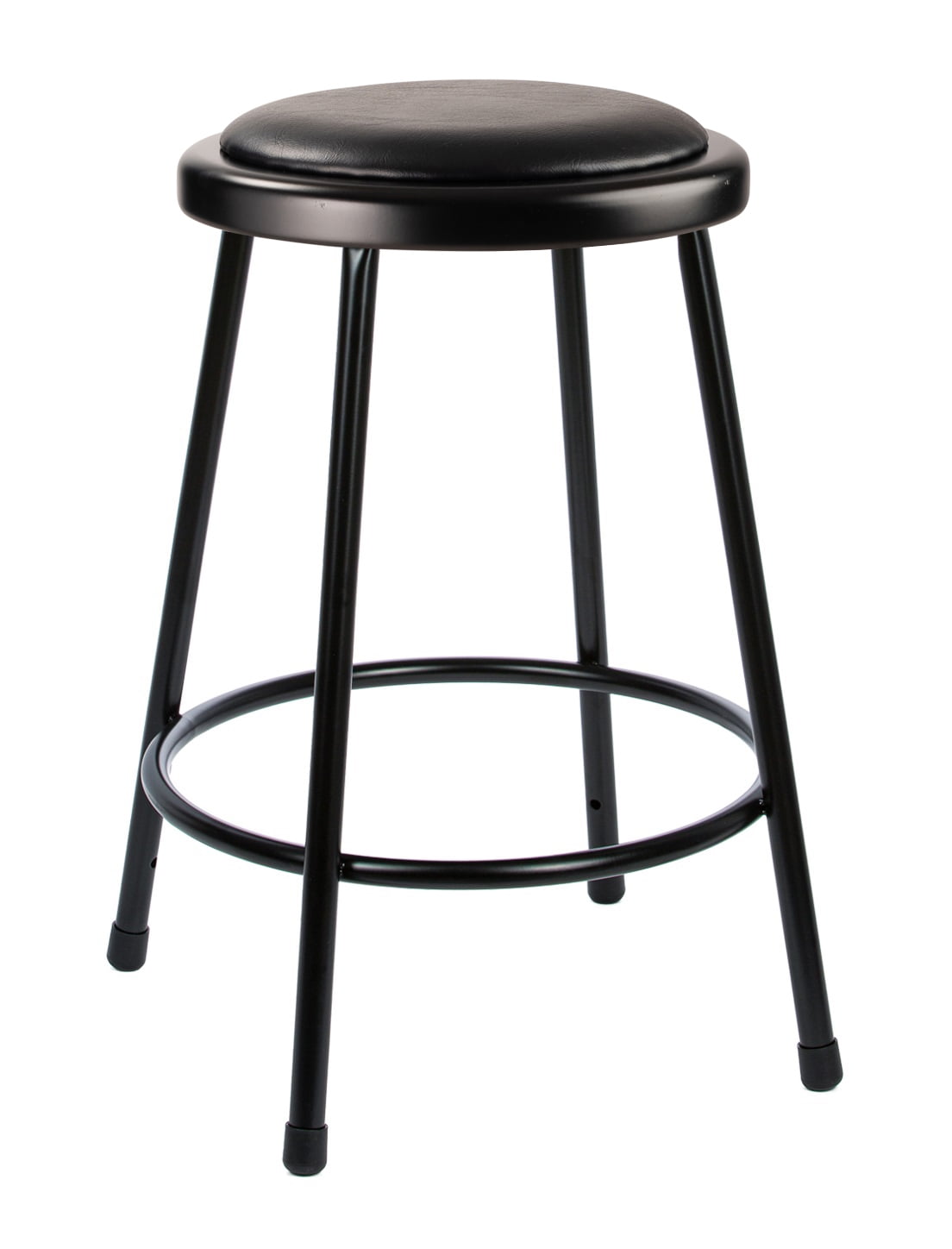 Hampden Furnishings Otto Collection 24" Padded Science Stool, Black, Pack of 2 - Image 5