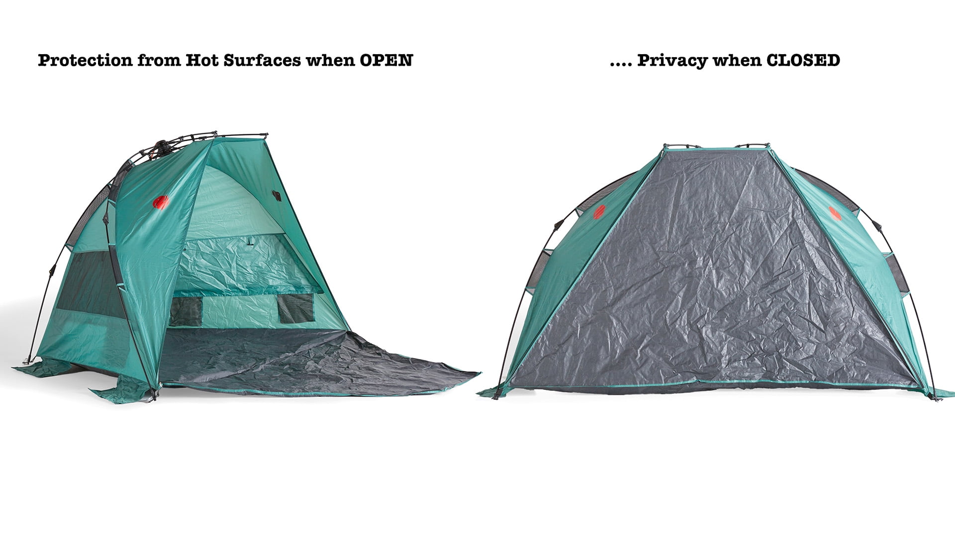 OMNICORE DESIGNS SunbusterXL4 Instant 4 Person Easy Set Up Sun Shelter - Green - Image 21