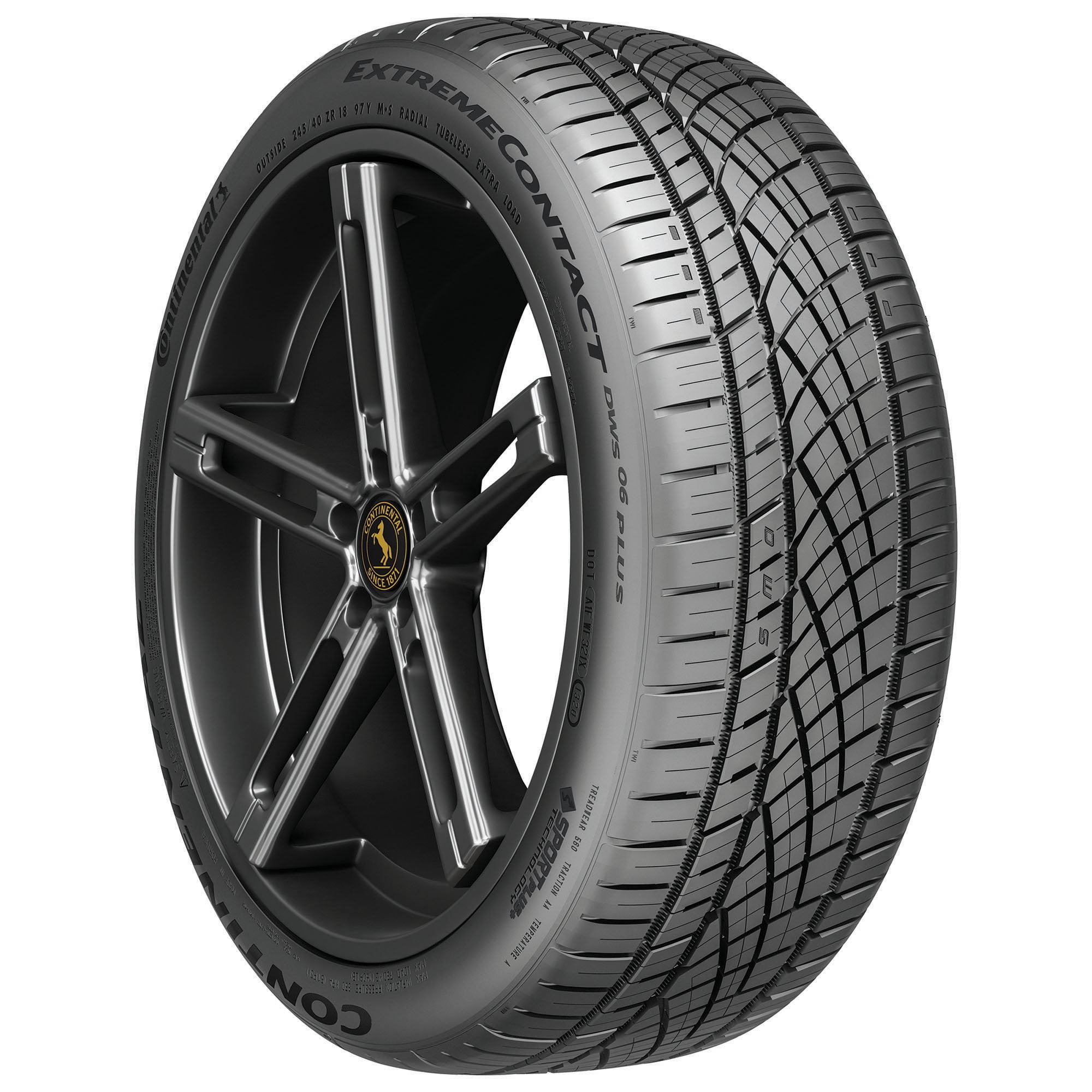 Continental ExtremeContact DWS06 PLUS UHP All Season 225/55ZR16 95W Passenger Tire - Image 2