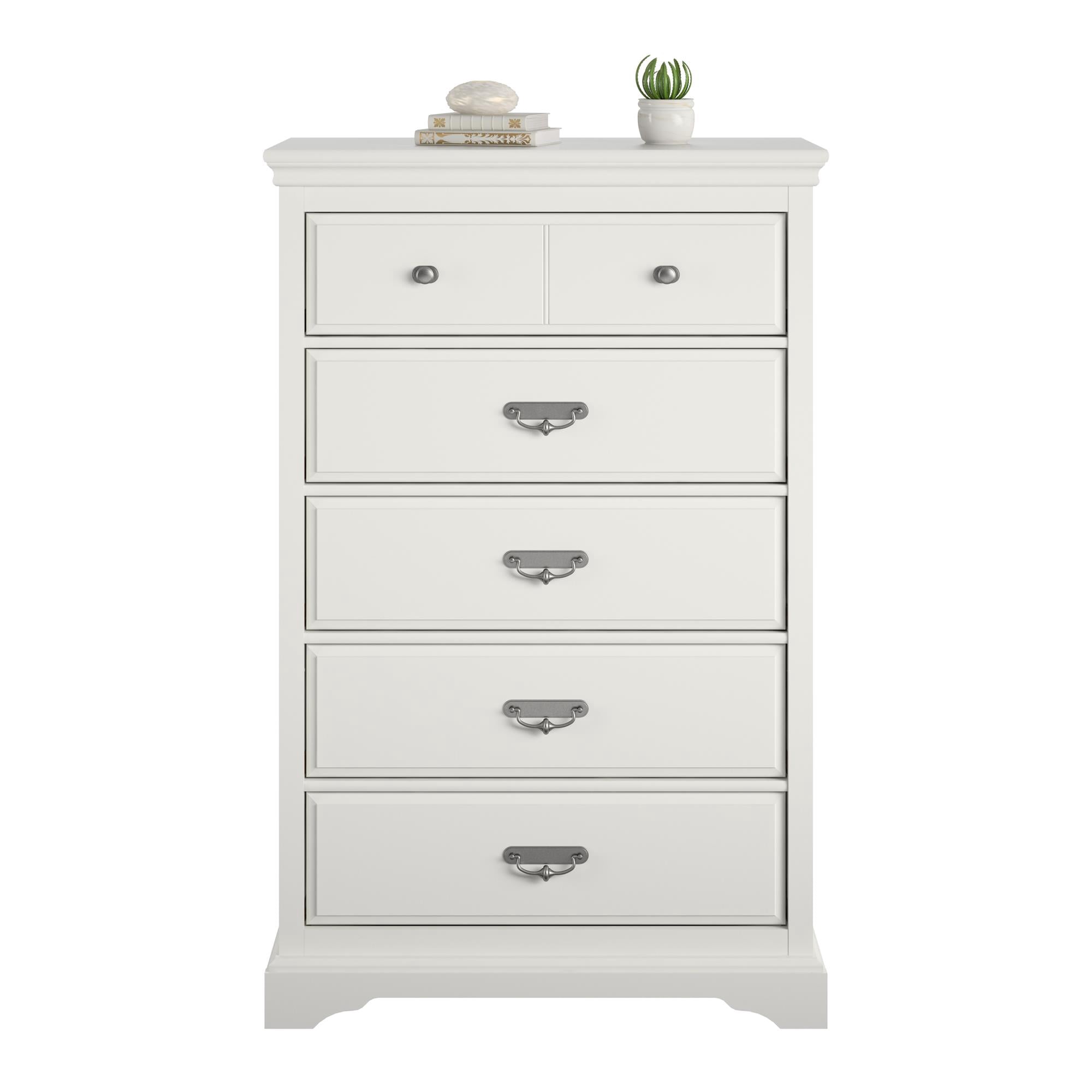 Ameriwood Home Vox 5 Drawer Dresser, White - Image 9
