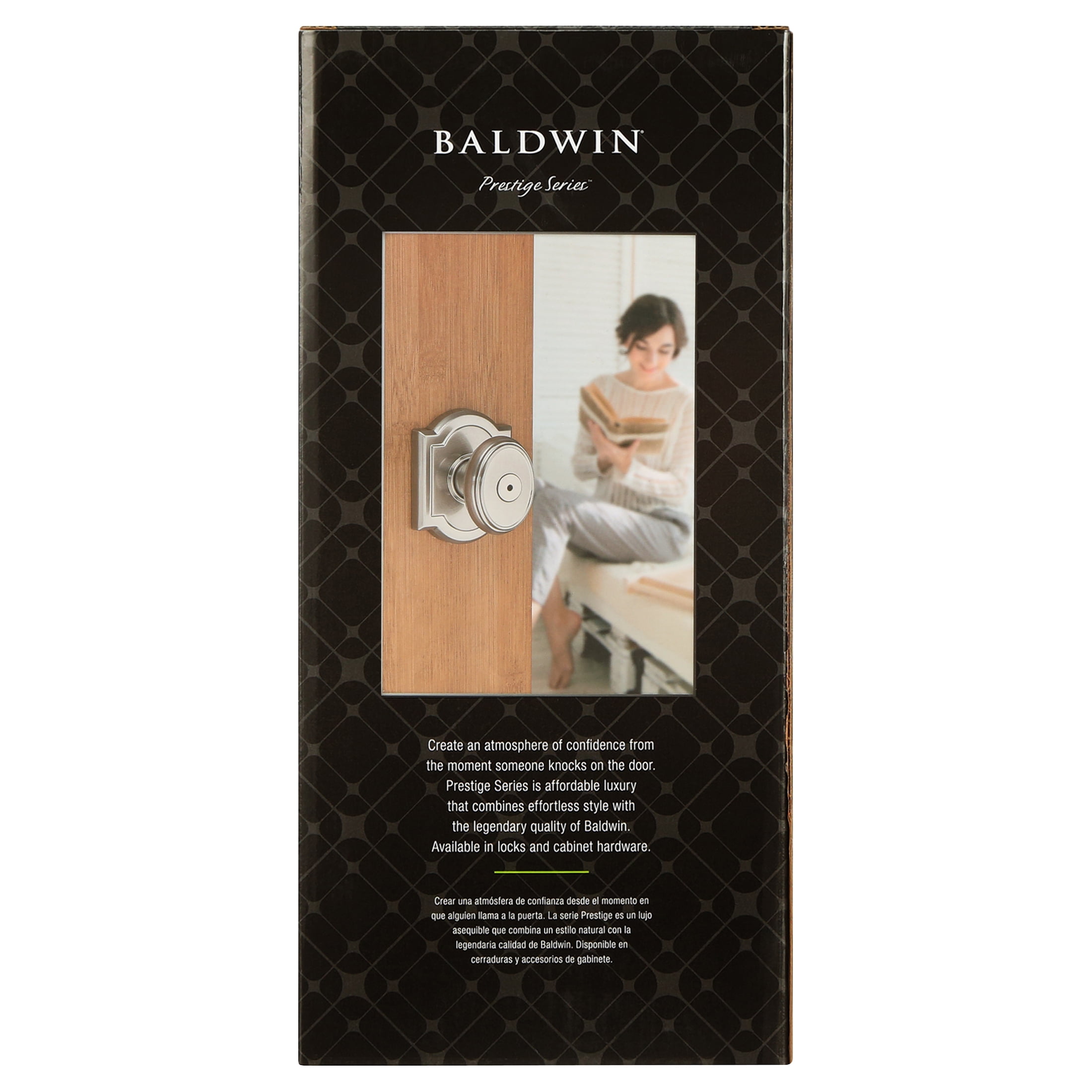 Baldwin Prestige Carnaby Half-Dummy Knob, Timeless Beauty Doorknob, Satin Nickel - Image 2