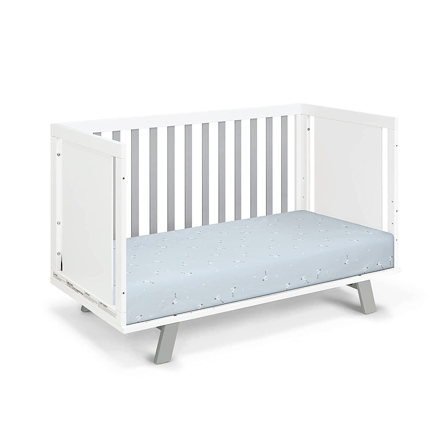 Suite Bebe Livia Crib, White & Gray - Image 9