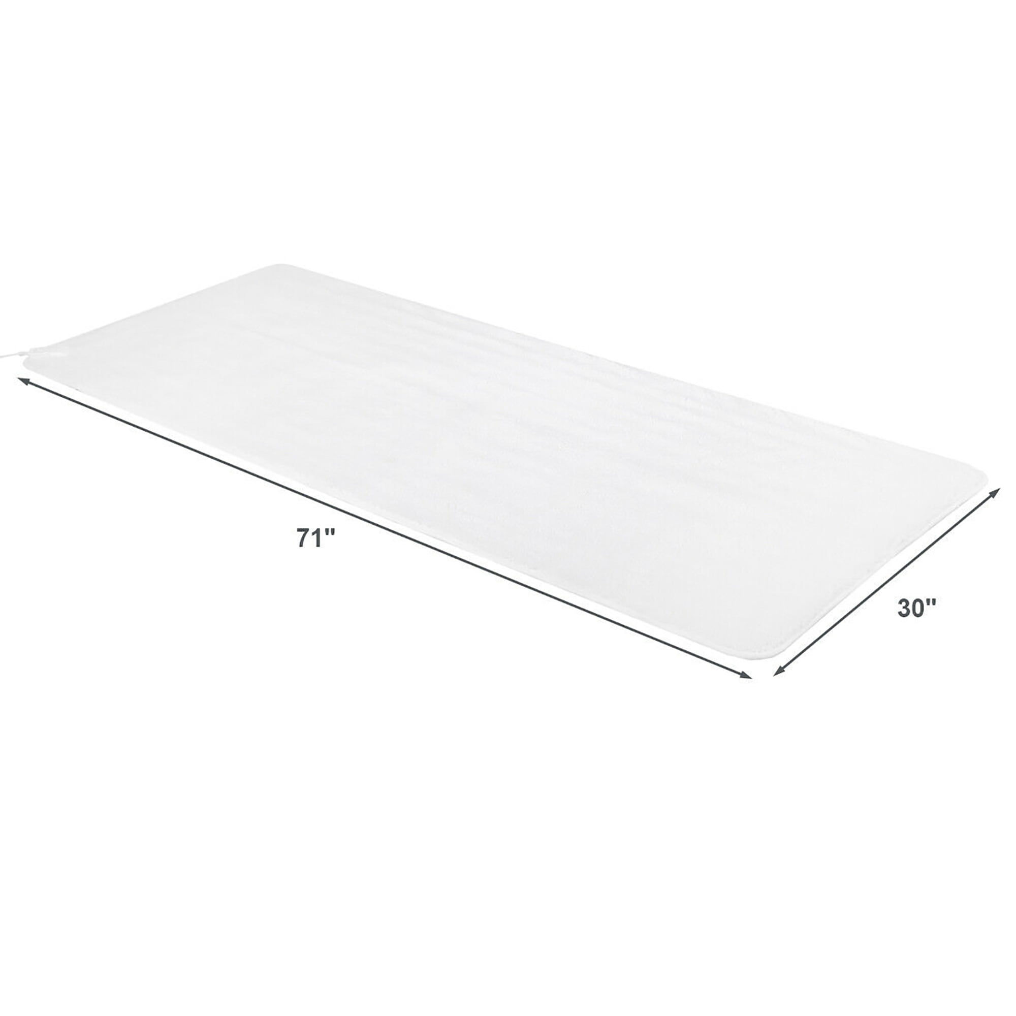 Costway Massage Table Bed Warmer Heating Pad w/5 Heat Settings & Digital Timer 72''x30'' - Image 6