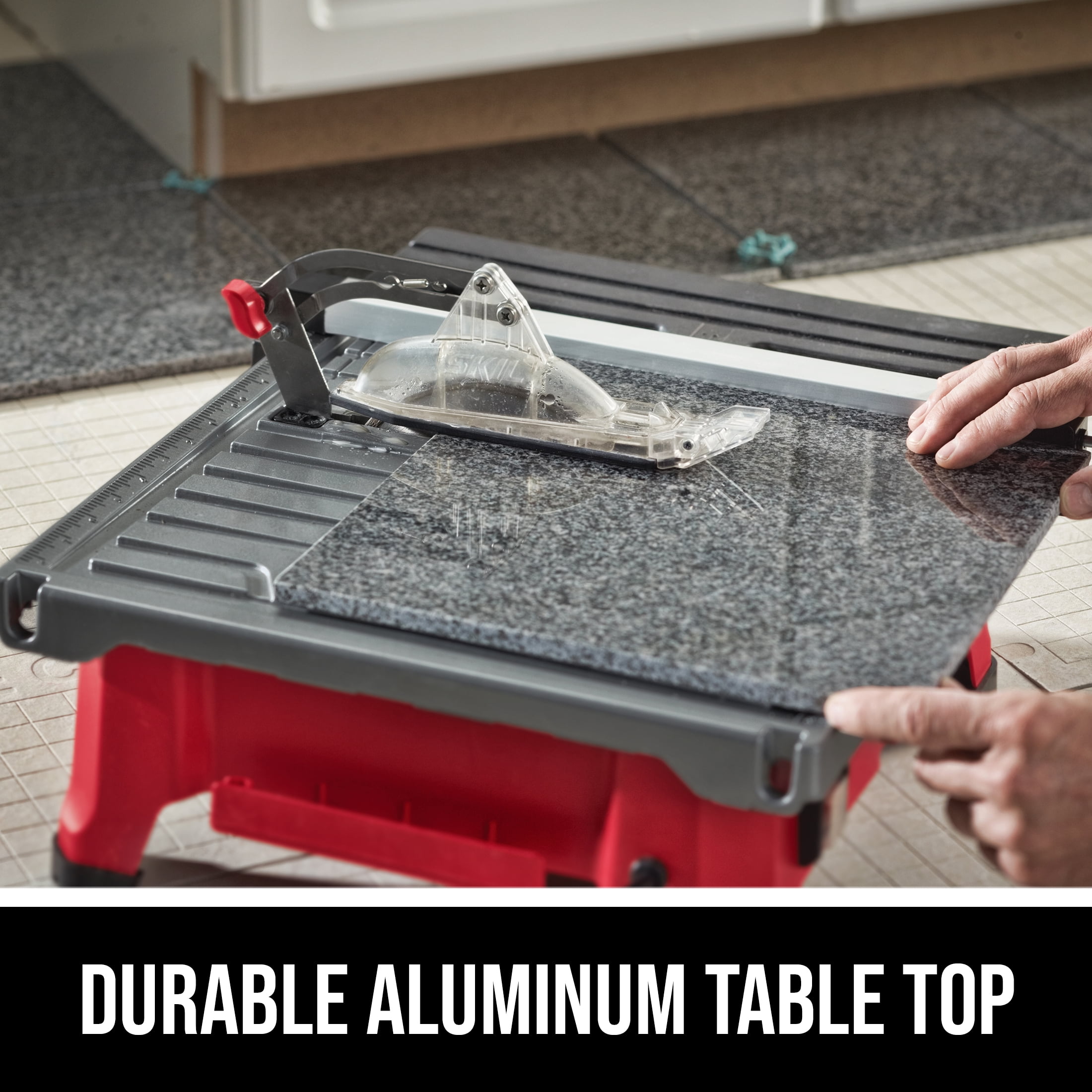 SKIL 3550-02 Corded 7 Inch Wet Tile Saw with Hydro Lock System and Aluminum Table Top - Image 2