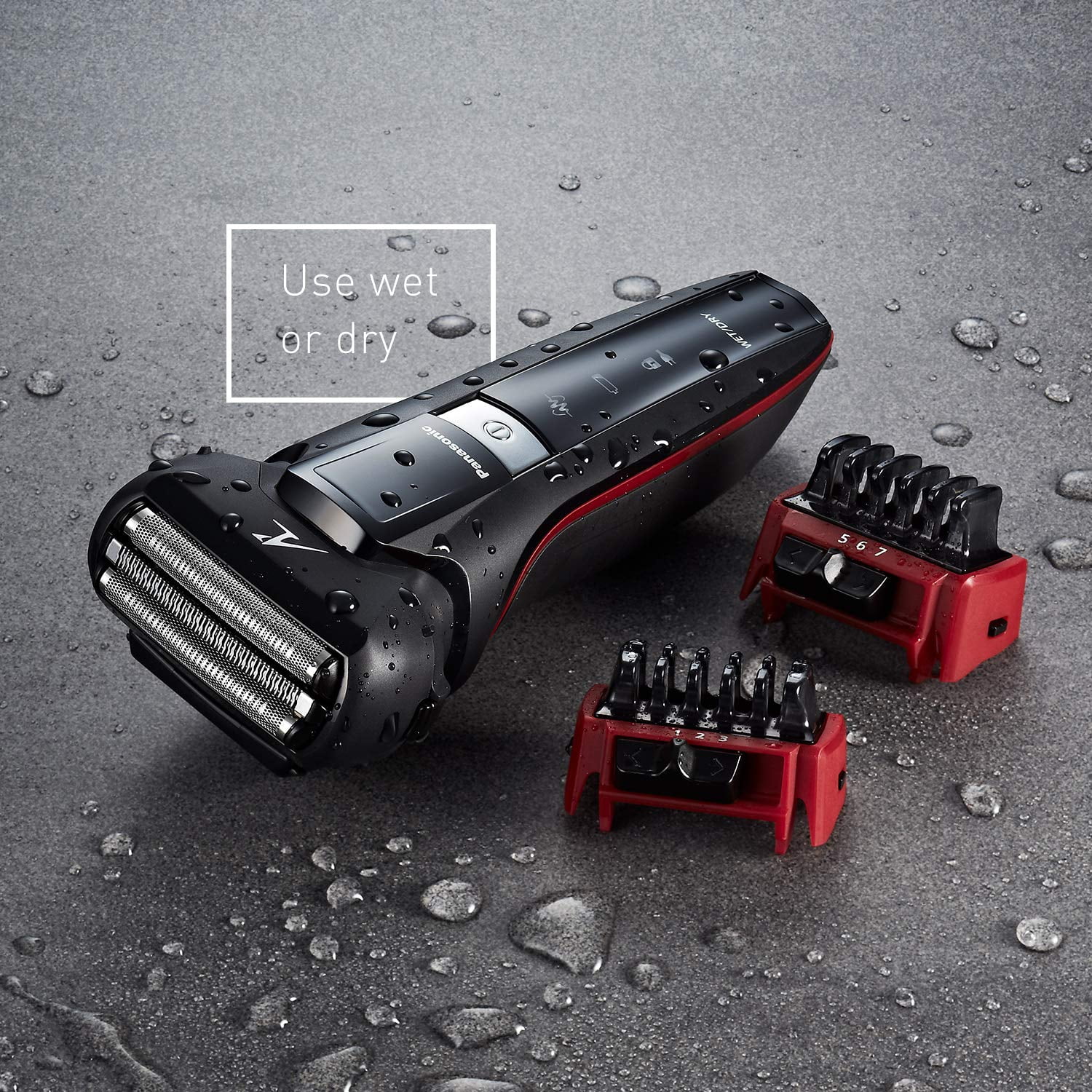 Panasonic Hybrid Wet Dry Shaver, Trimmer & Detailer for Men with Two Trim Attachments - ES-LL41-K - Image 11