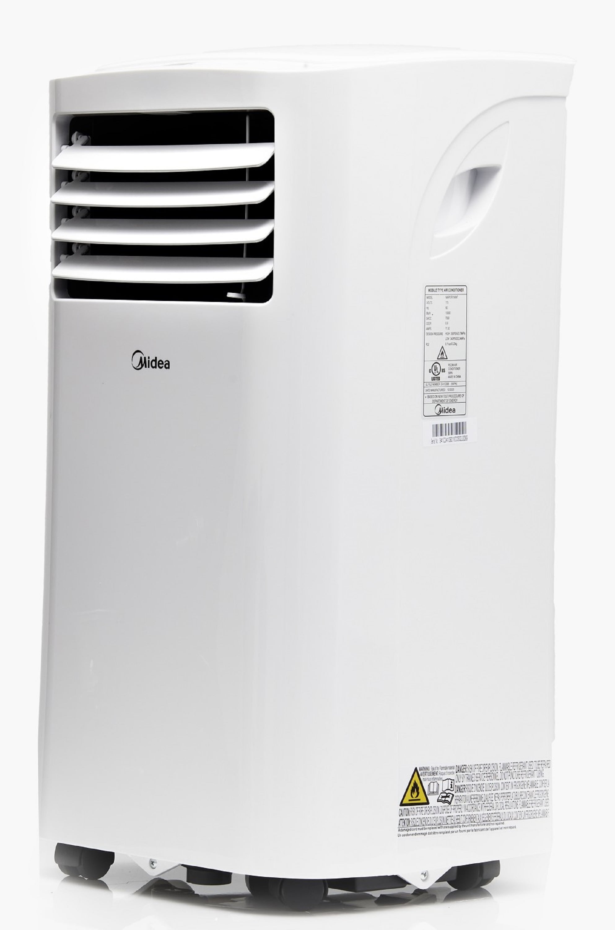 Midea 7,000 BTU (10,000 BTU ASHRAE) 115V Portable Air Conditioner with Comfort Sense Remote, up to 250 sq ft Coverage Area, White, MAP07R1WWT, New - Image 3