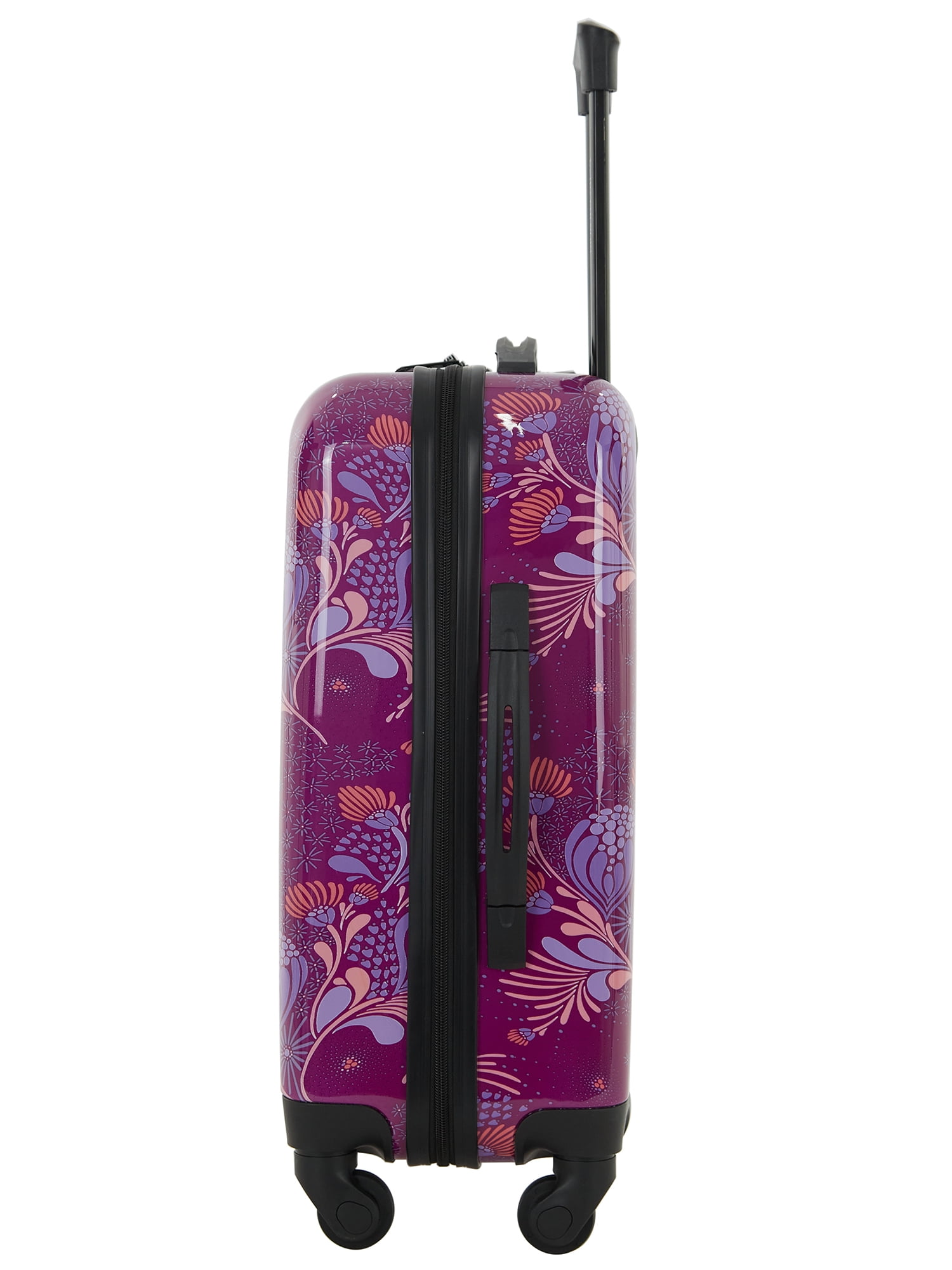 Vonguish Collection 3 piece Hardside Luggage Set with 8 wheel spinners, Style Floral - Image 10