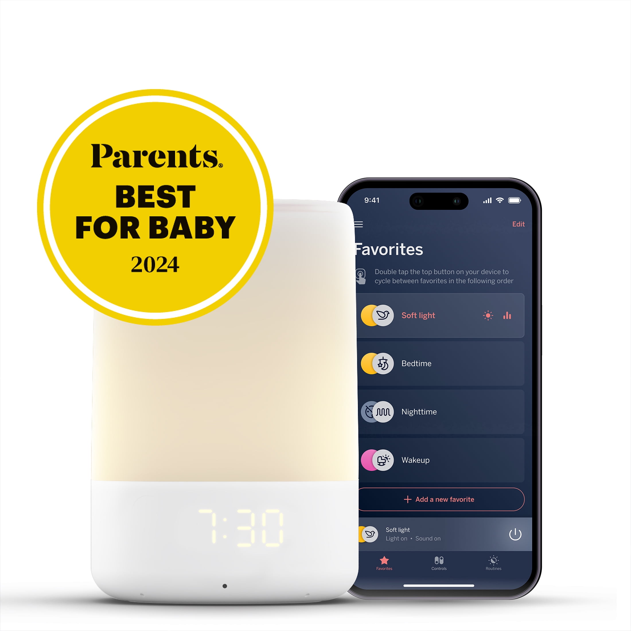 Nanit Sound & Light Machine a 3-in-1 Audio Monitor, Sound Machine, and Night Light for Child, White - Image 3