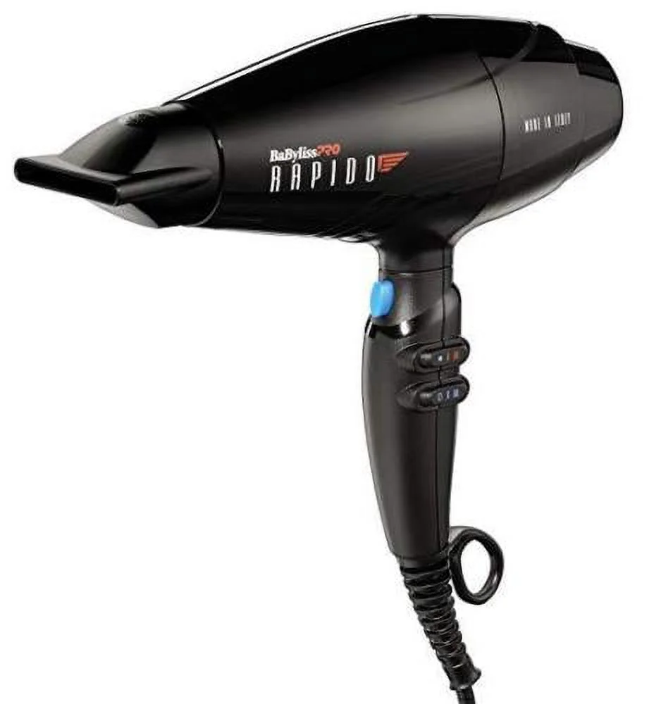 BaBylissPRO Ferrari Rapido Hair Dryer (BF700) with a Bonus Snap-On Diffuser (BABDF2) - Image 5