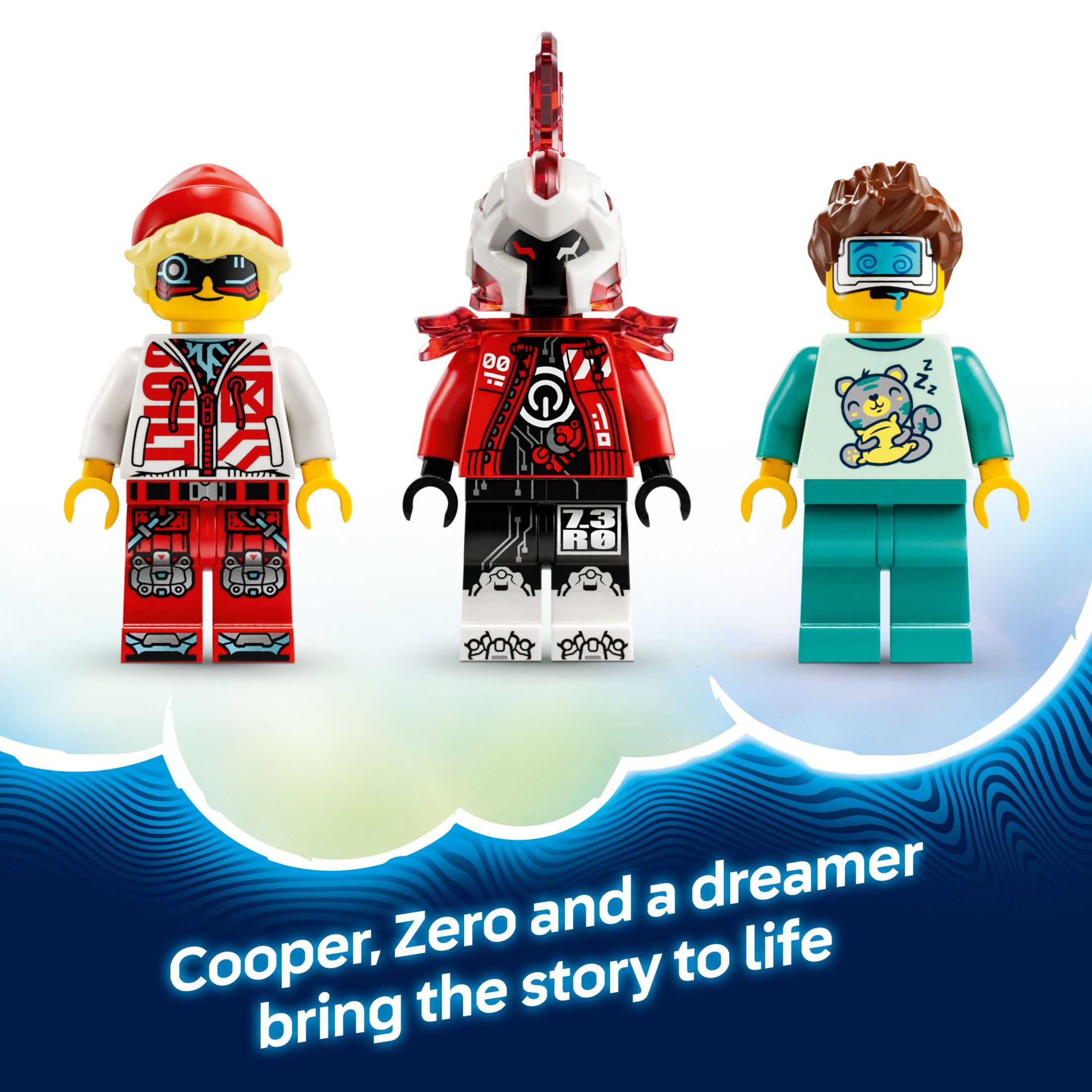 LEGO DREAMZzz Cooper's Tiger Mech & Zero's Hot Rod Car Toy - Building Robot Toy for Kids, Boys and Girls, Ages 9+ - Building Kit for Pretend Play - Gift Idea for Birthdays - 71497 - Image 3