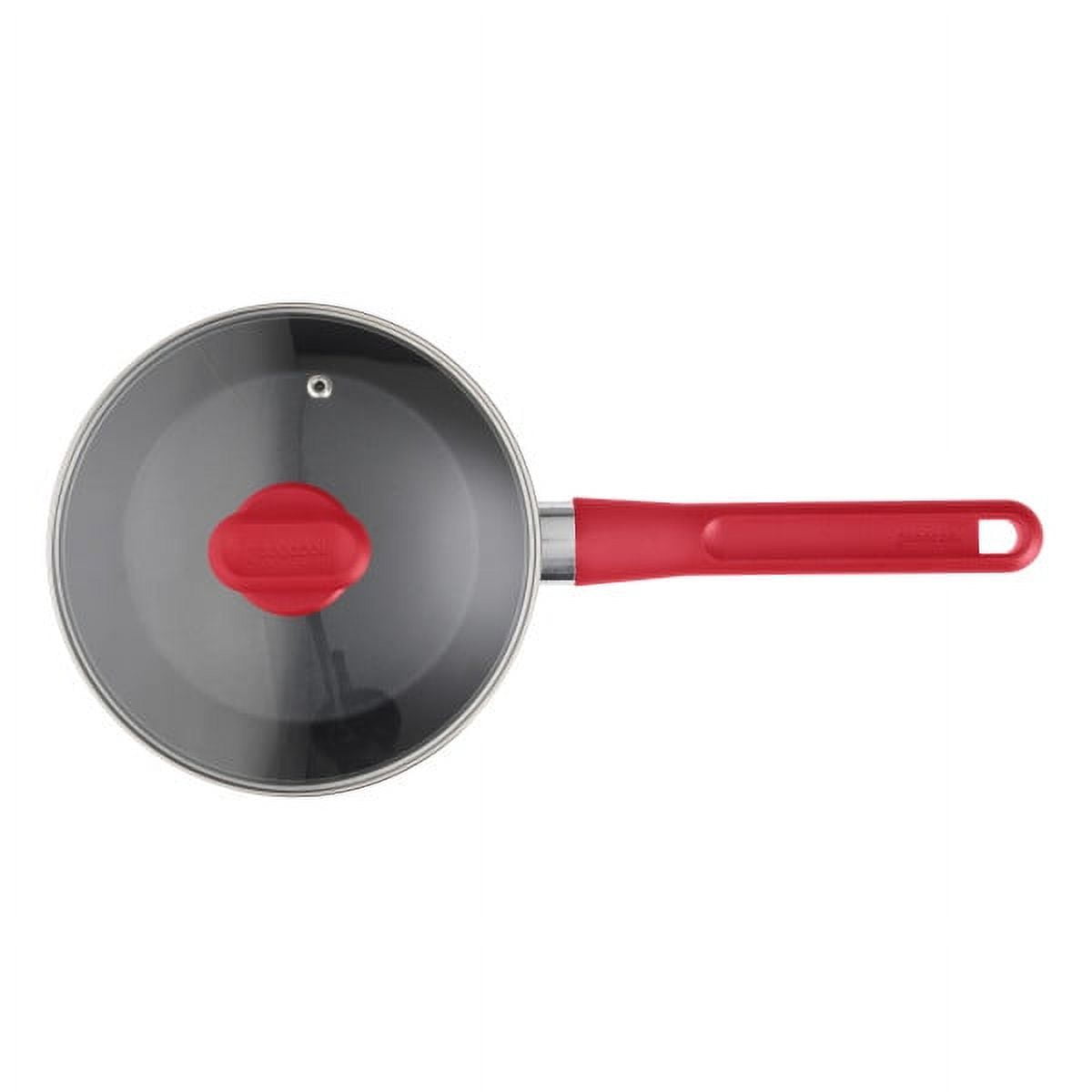 GoodCook ProEase Nonstick 12 Piece Cookware Set with Utensils, Black - Image 2