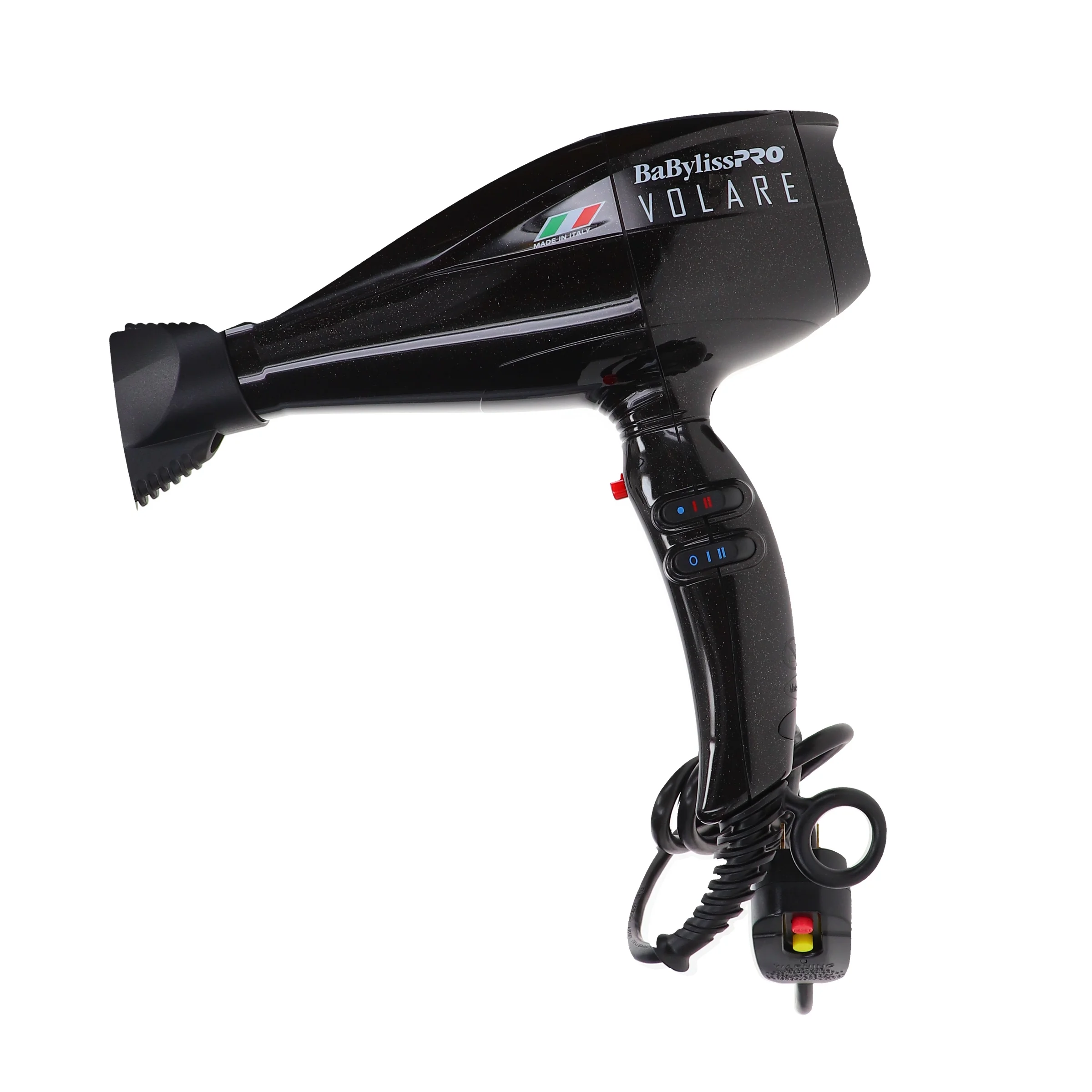 BaBylissPRO Nano Titanium Volare V1 Full-Size Dryer Ferrari-Designed Engine Black - Image 6