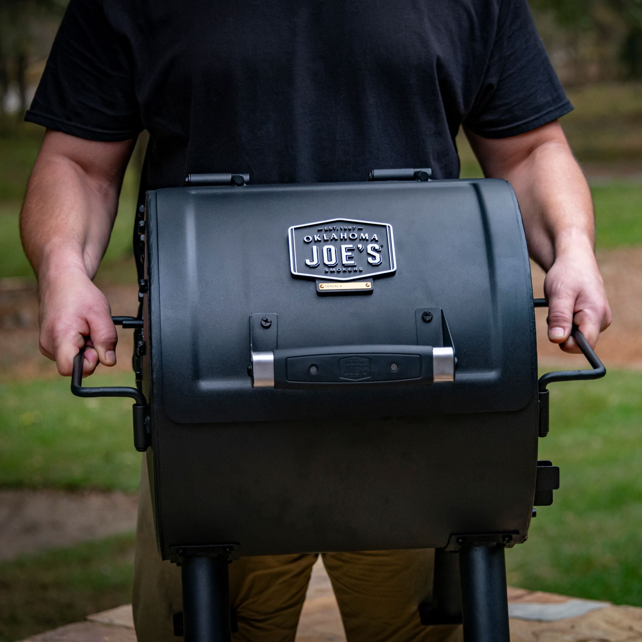 Oklahoma Joe’s Hitch Portable Charcoal Grill, Black - Image 6