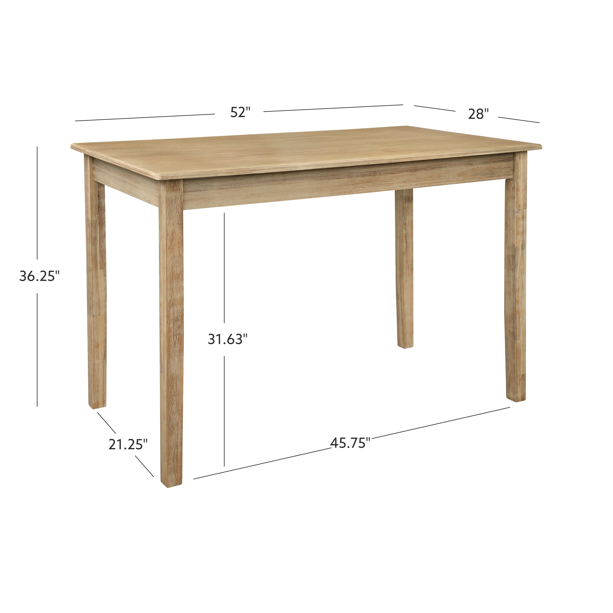 Linon Jamil Counter Height Tavern Table, Gray Wash - Image 6