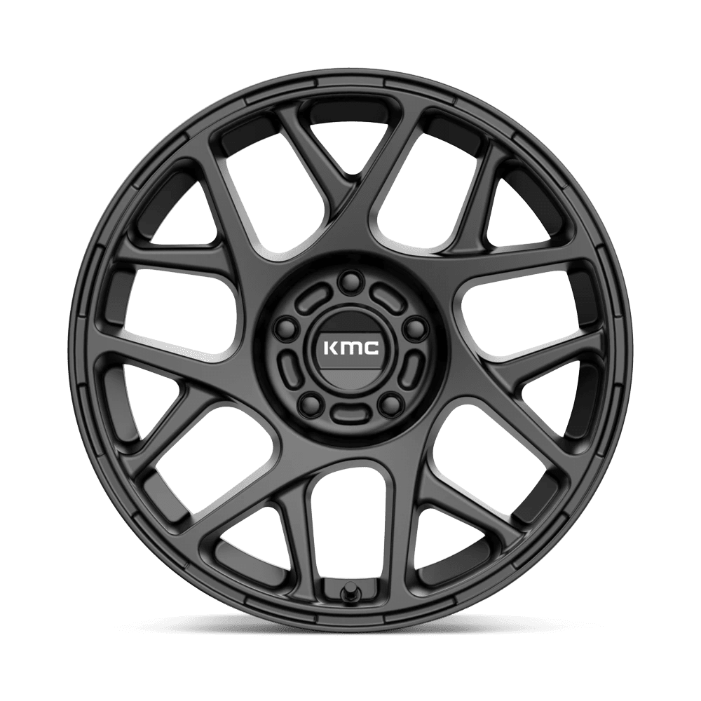 KMC Aluminum Rim KM708 BULLY 17X8in Satin Black Finish, KM70878042738 - Image 2