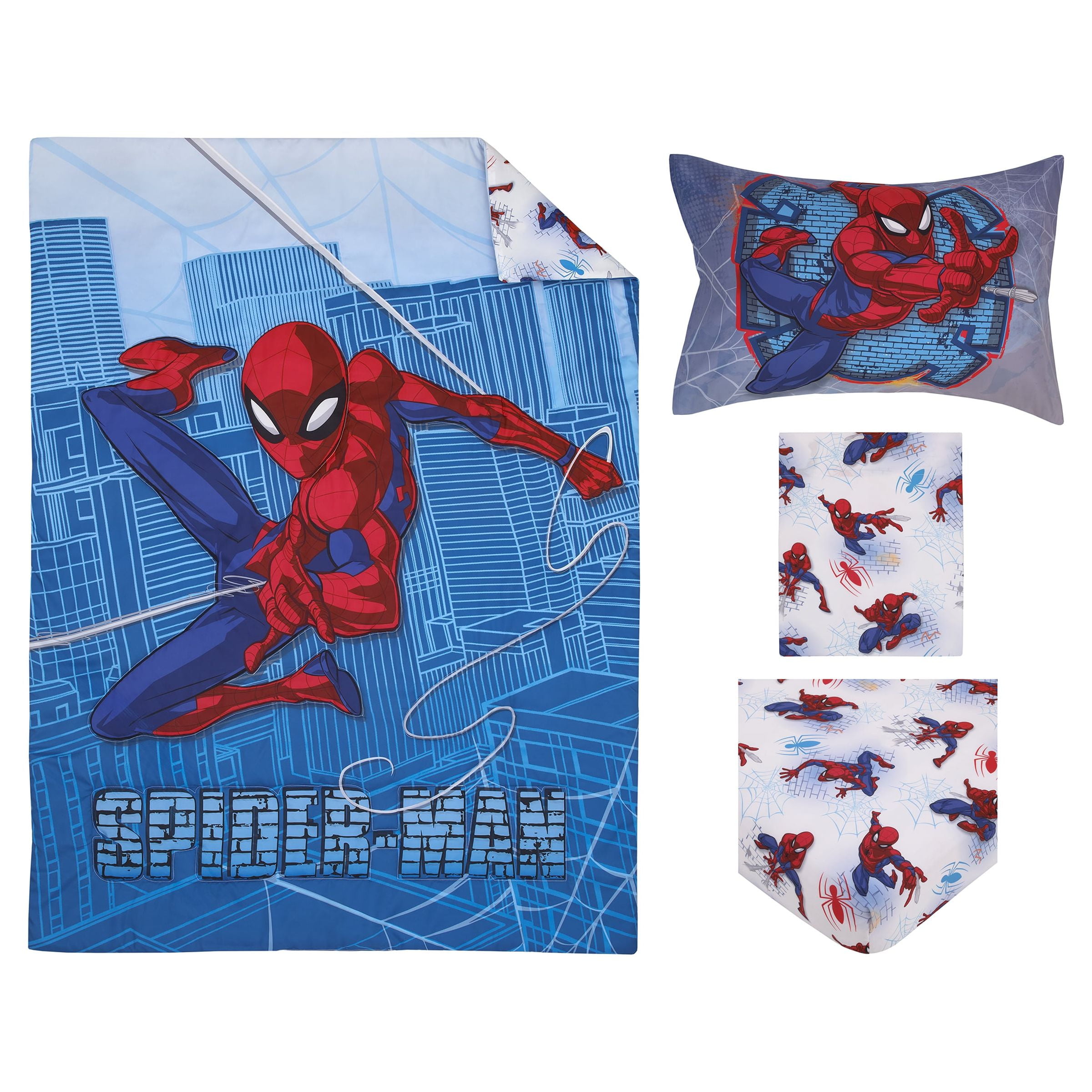 Marvel 4 Piece Comforter Sets, Crib Bed - Image 5