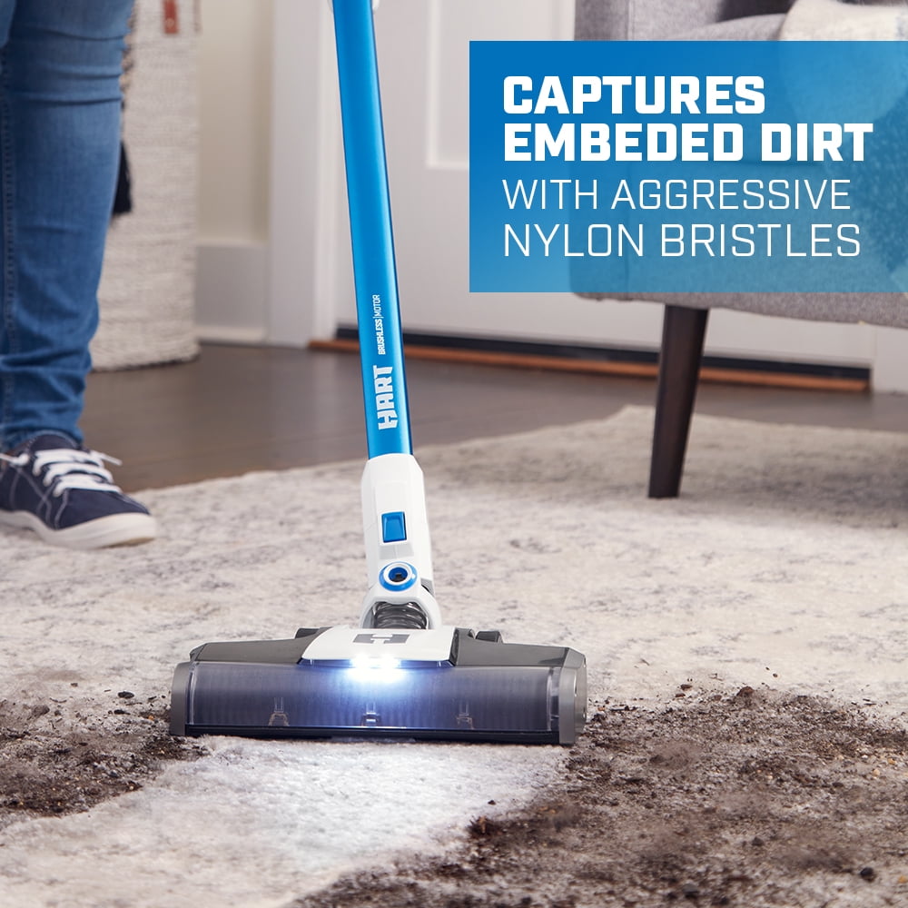 HART 20-Volt Cordless Stick Vacuum with Brushless Motor Technology, (1) 4.0 Ah Lithium-Ion Battery - Image 8