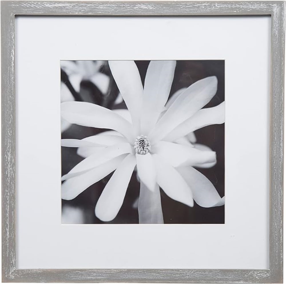 Gallery Perfect 9 Pieces 12' x 12' Square Wall Picture Frame Set with Hanging Template -Gray - Image 4