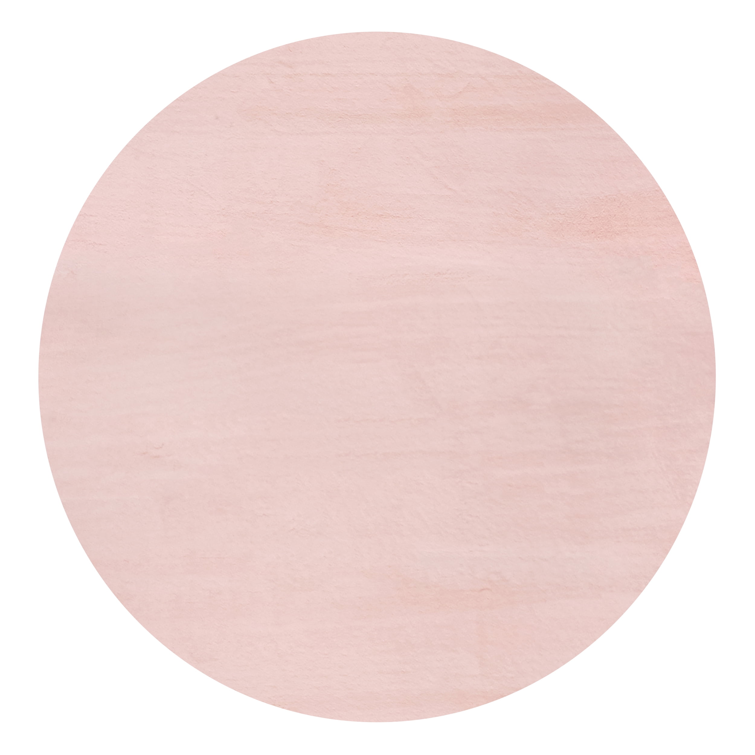 nuLOOM Faux Rabbit Soft Solid Shag Area Rug, 6', Pink - Image 2