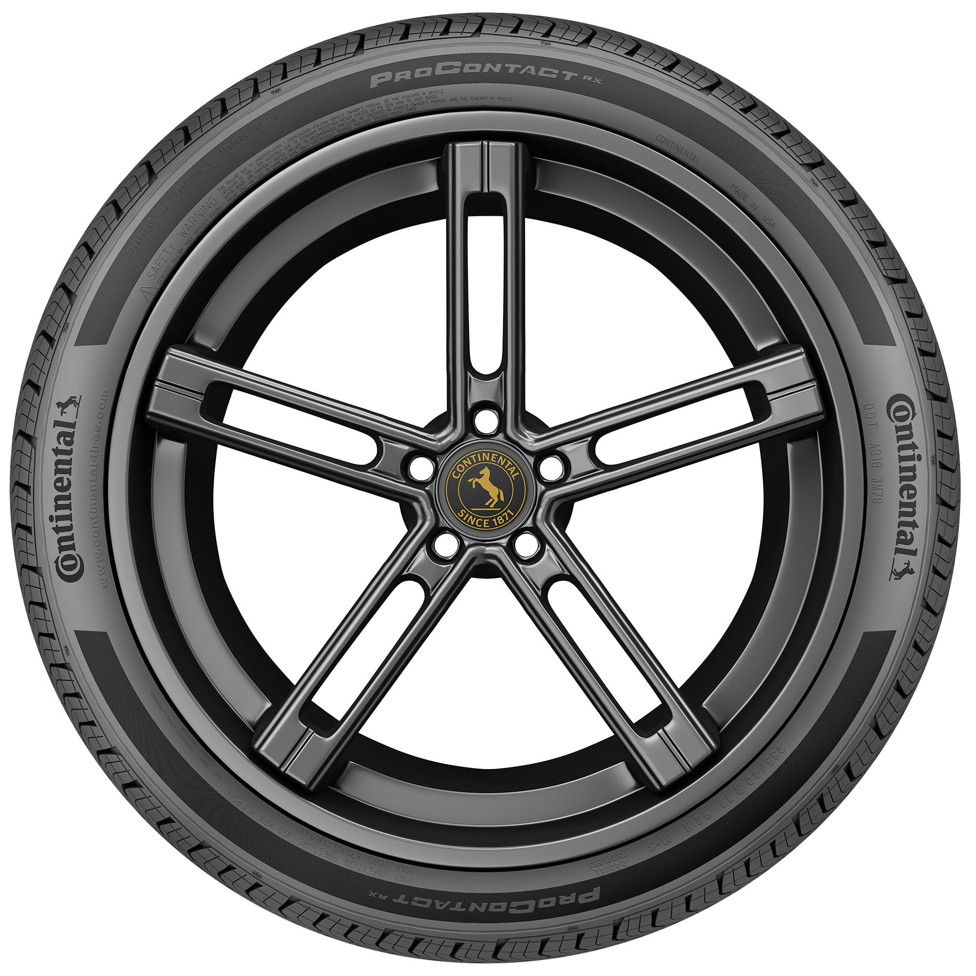 Continental ProContact RX All Season 235/40R19 92H Passenger Tire - Image 3