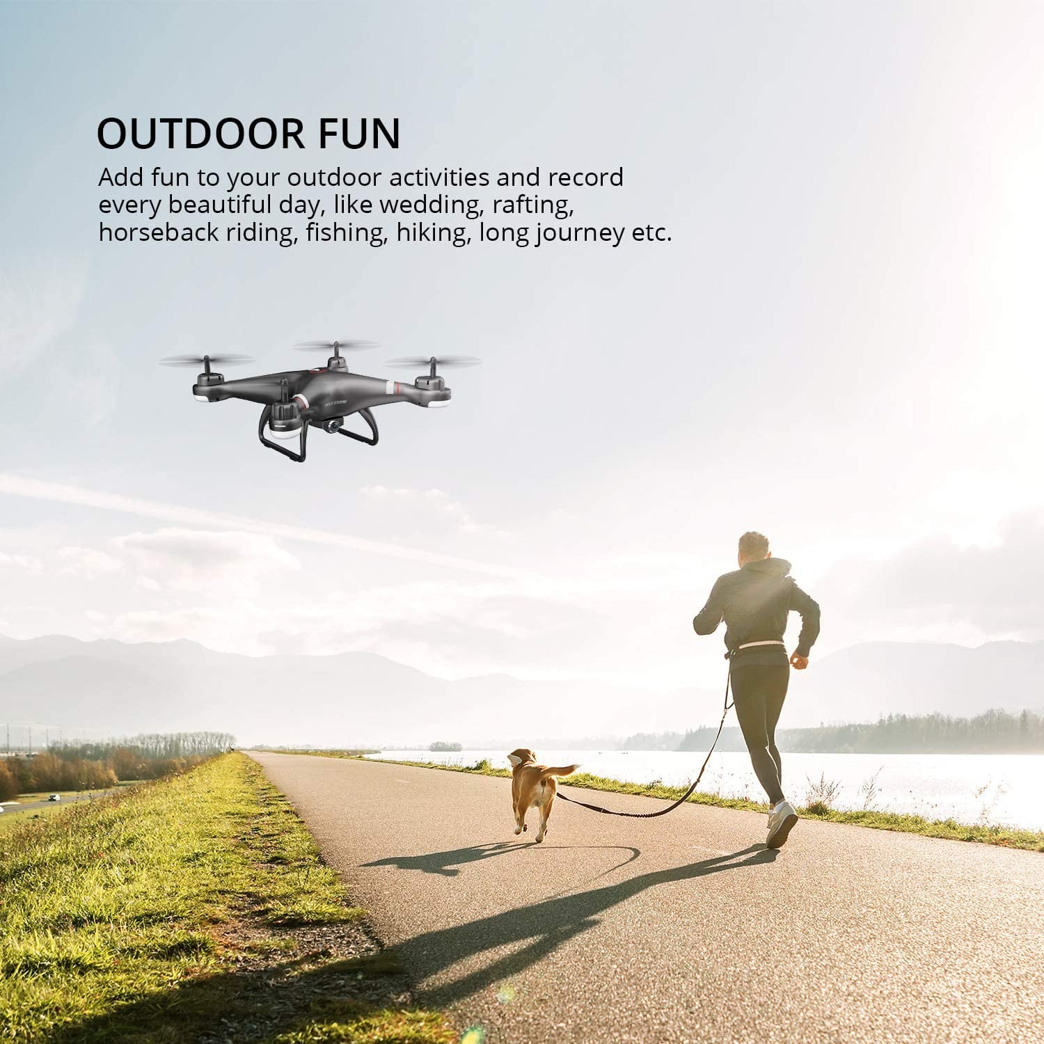 Holy Stone HS110G GPS Drone with 1080P Camera for Adults and Beginners Follow Me Auto Return Home 2 Batteries double the Flight Time - Image 4