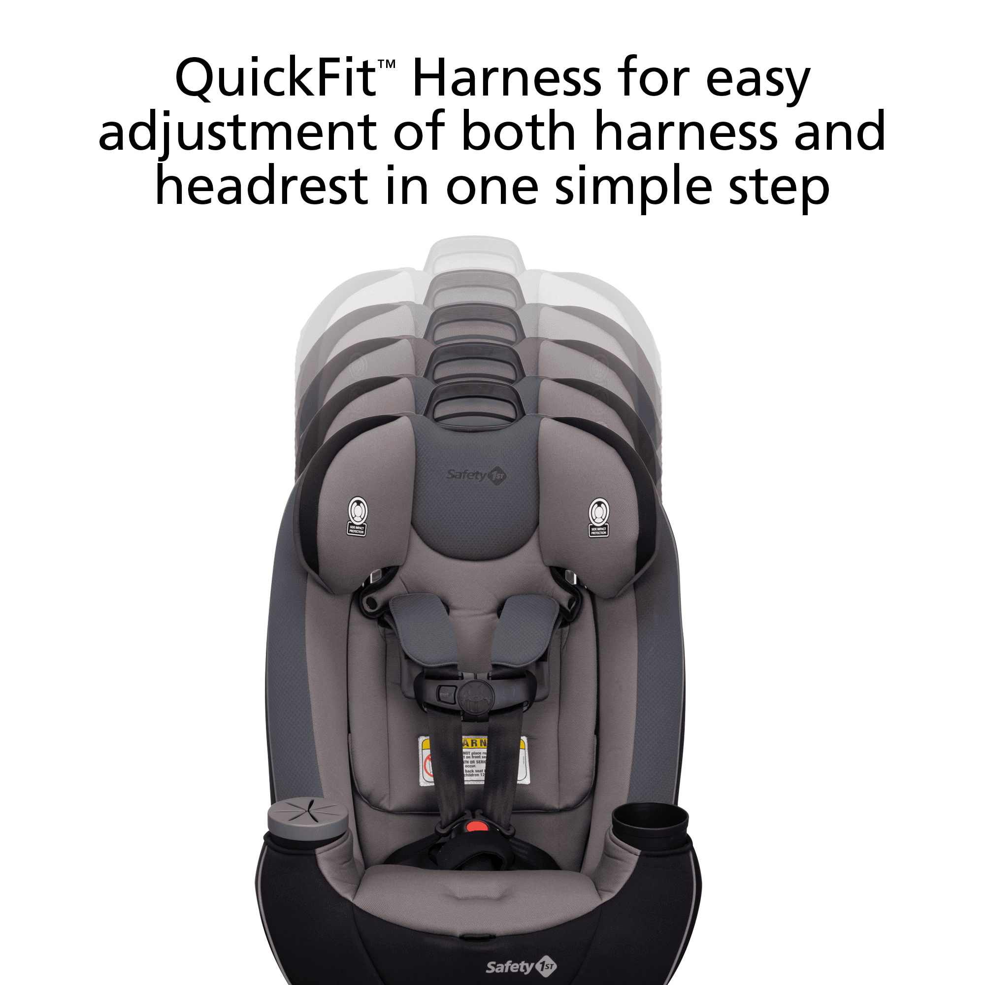 Safety 1st Grow and Go Extend 'n Ride Convertible Car Seat, Periwinkle, Infant & Toddler, Unisex - Image 5