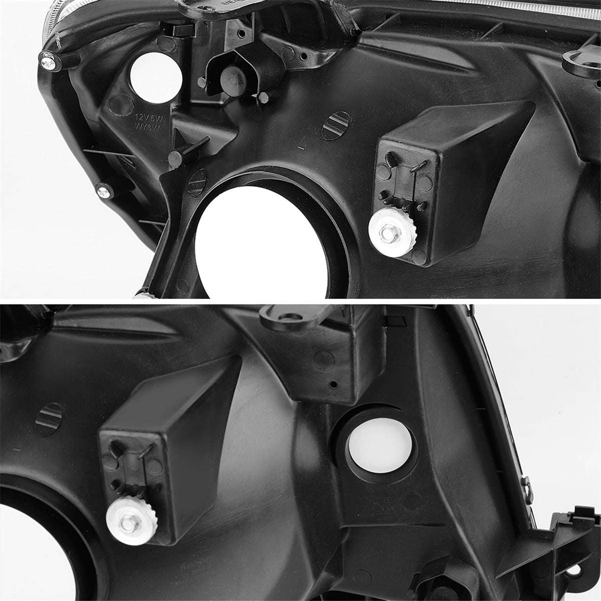 RVNI Clear/Chrome Headlights Assembly Fits For 2005-2011 Toyota Tacoma Left & Right - Image 5