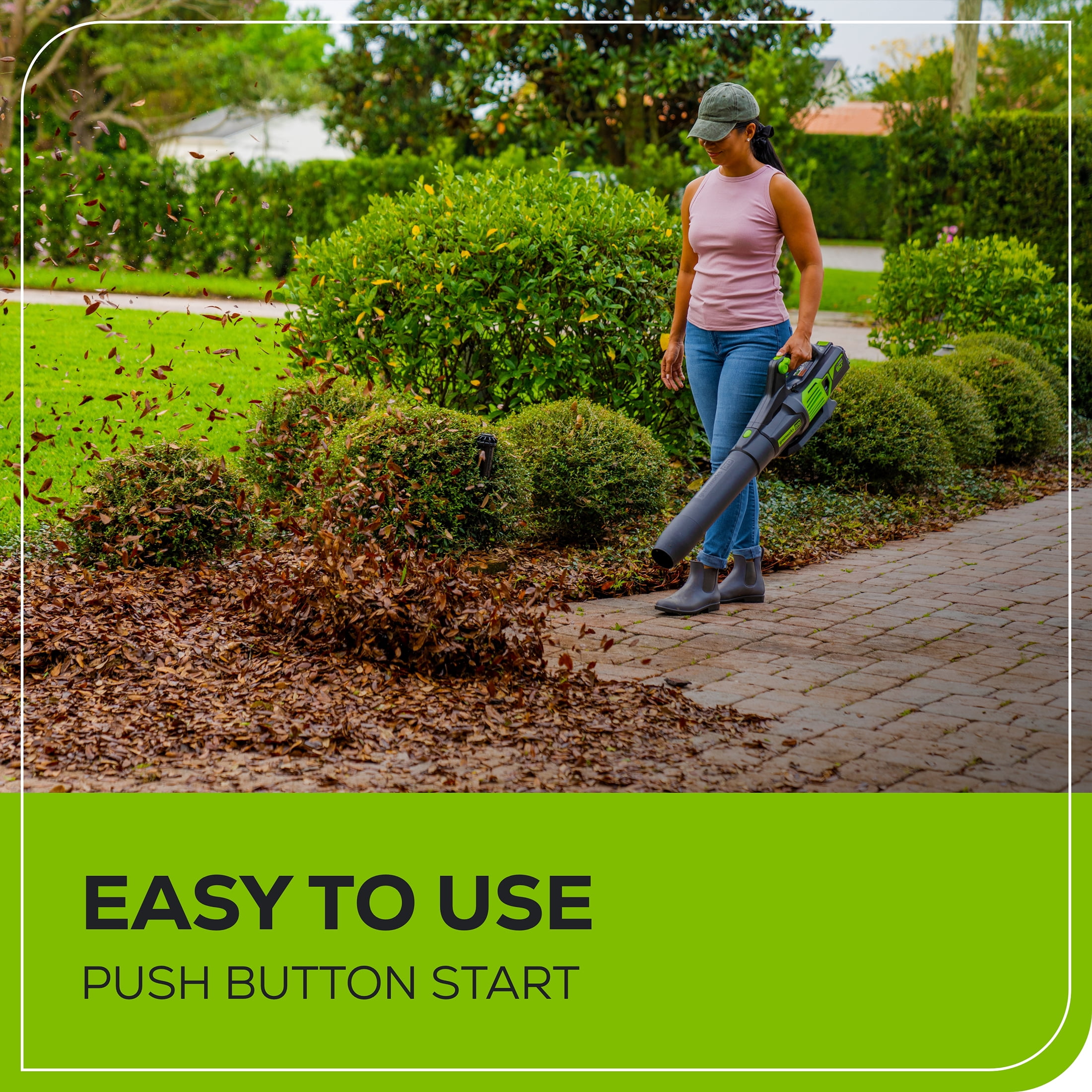 Greenworks 60V 170 mph at 700 Cfm Brushless Leaf Blower, Tool Only 2419502T - Image 2